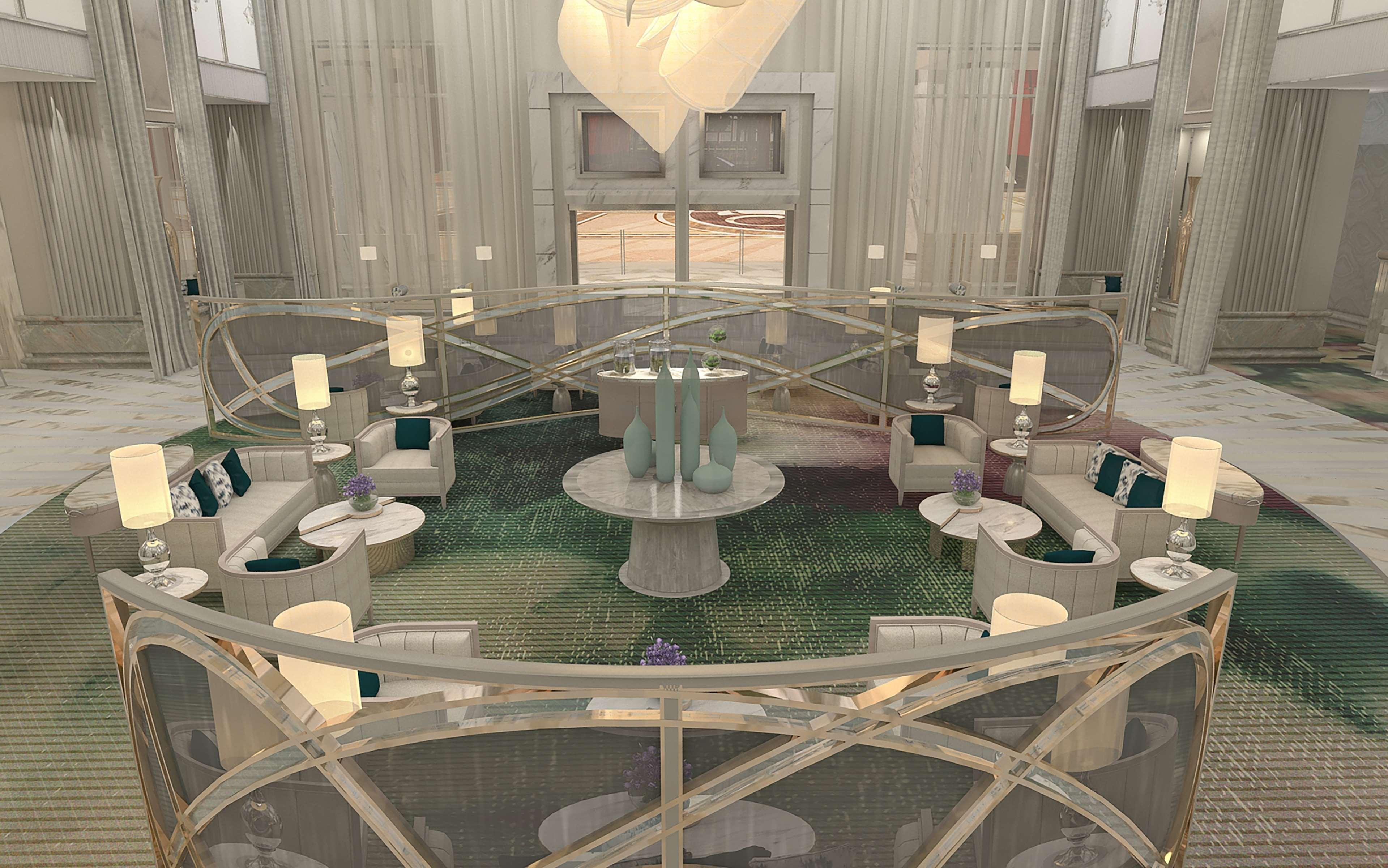 Vista Lobby Crockfords Las Vegas, LXR Hotels & Resorts at Resorts World