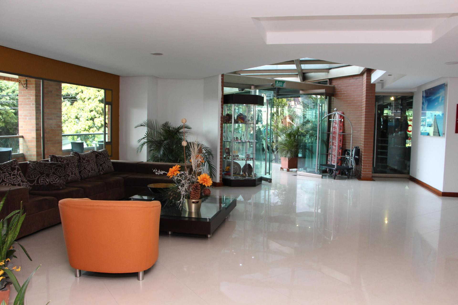 Vista Lobby Hotel Casa Victoria Medellín