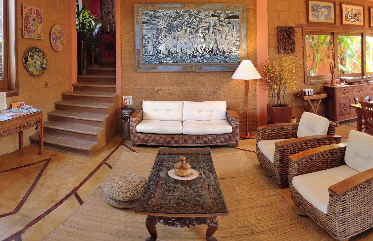 Vista Lobby Hotel Casa San Pancho