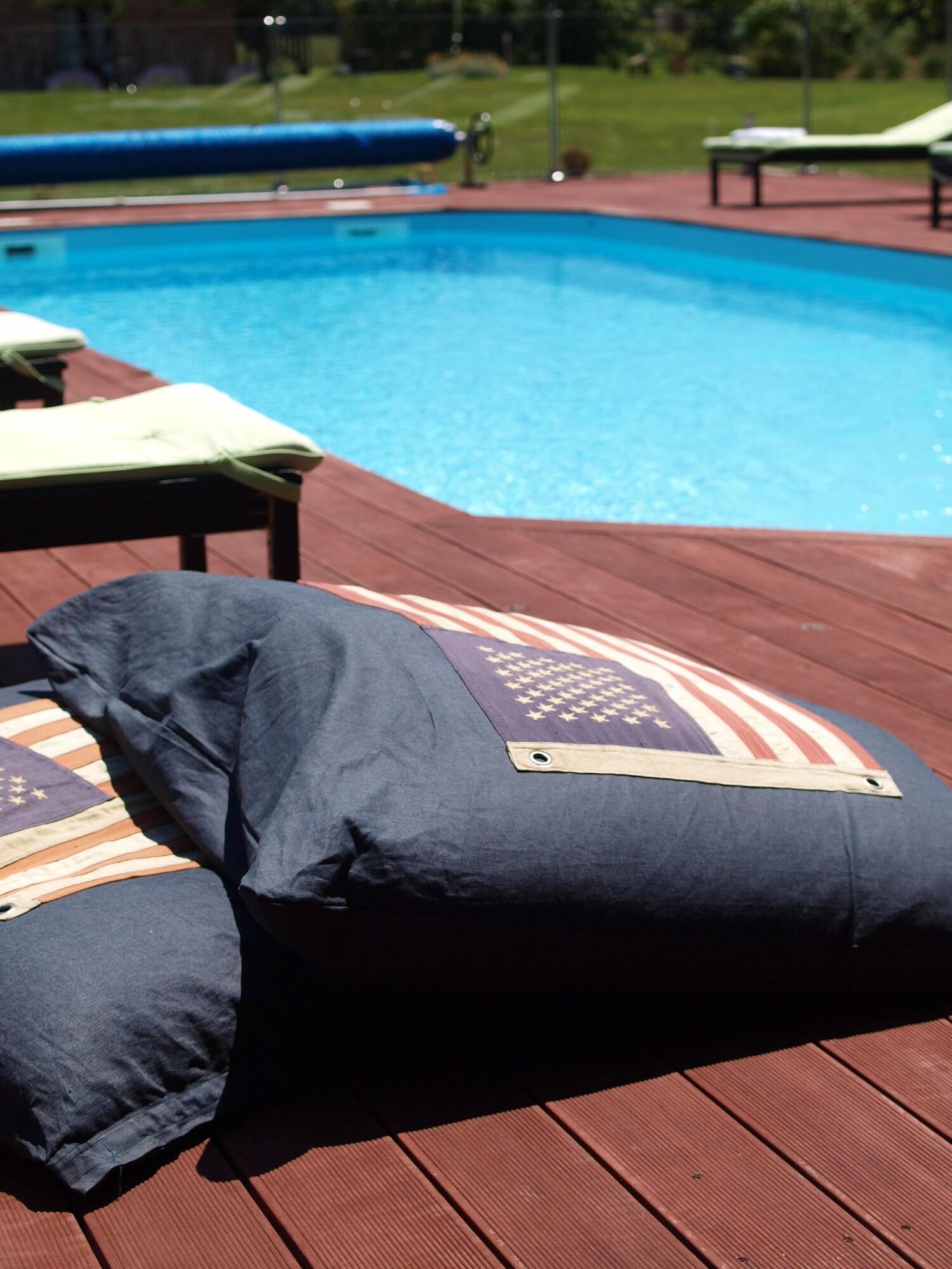 Vista Piscina Clos Masure Résidence hôtelière