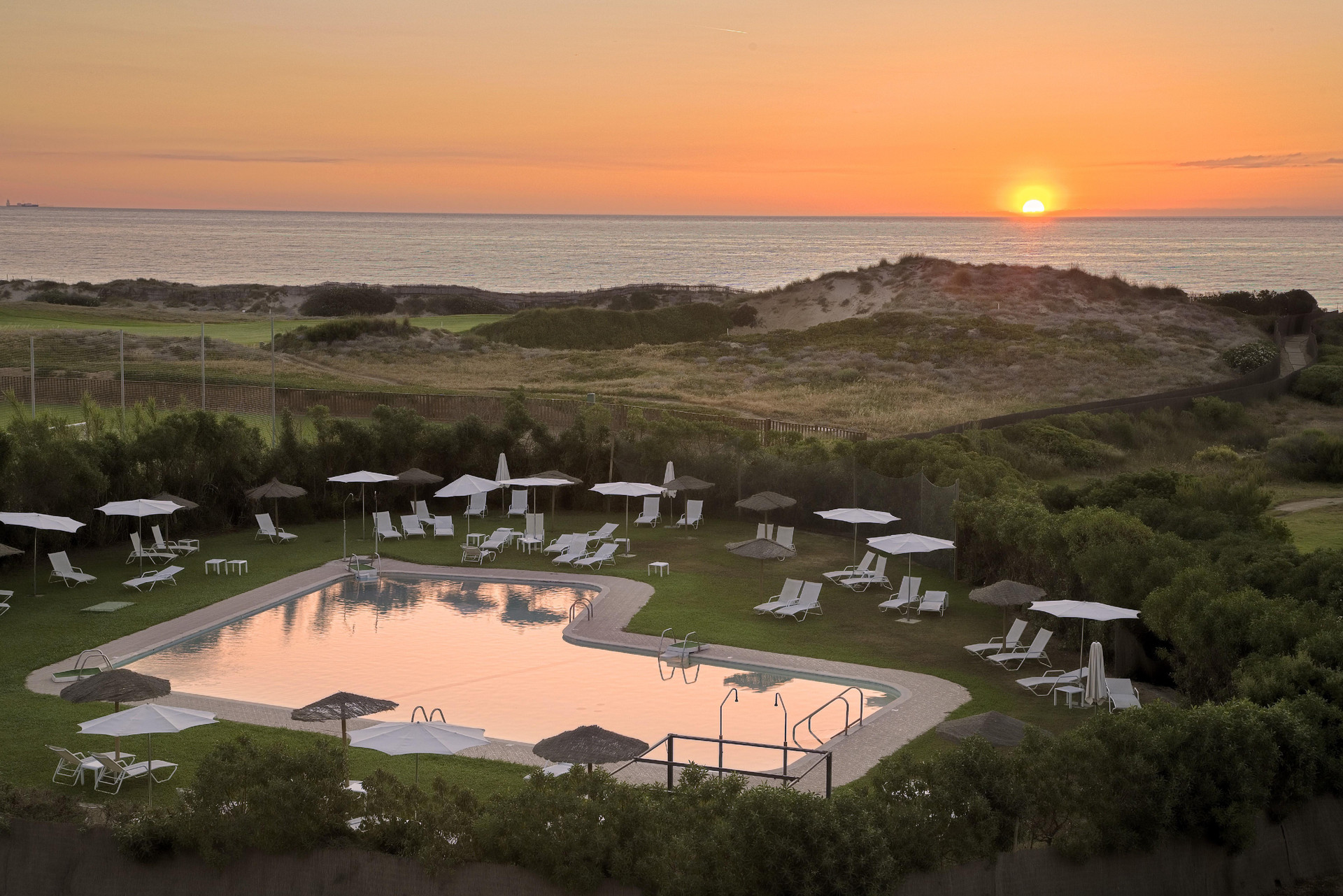Vista Piscina Parador de El Saler