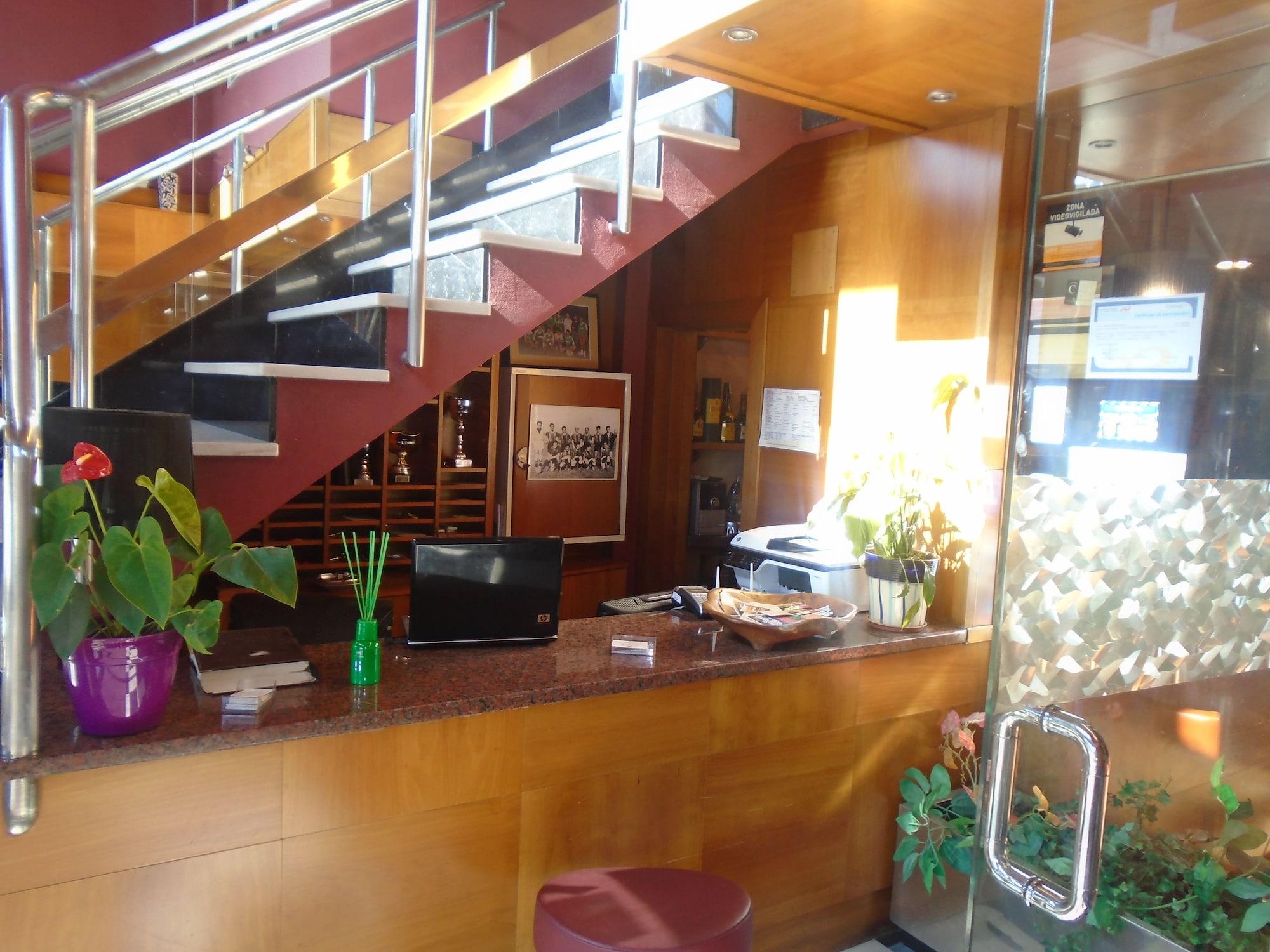 Vista Lobby Hostal Fonda Galicia