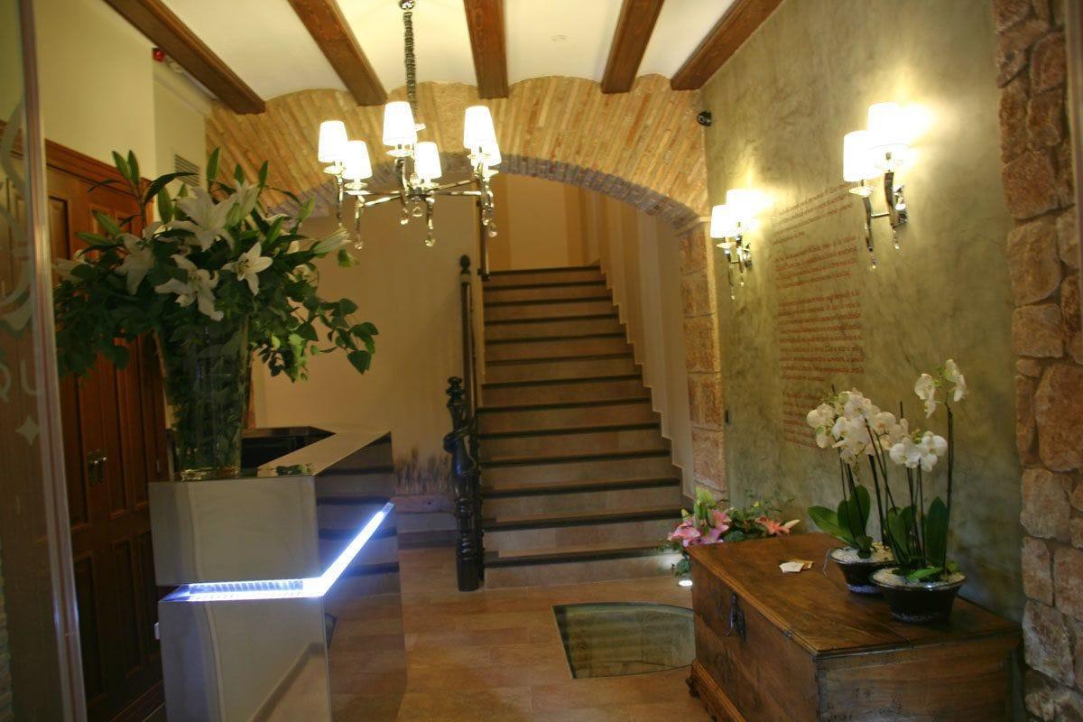 Vista Lobby Hotel Castillo de Alquézar