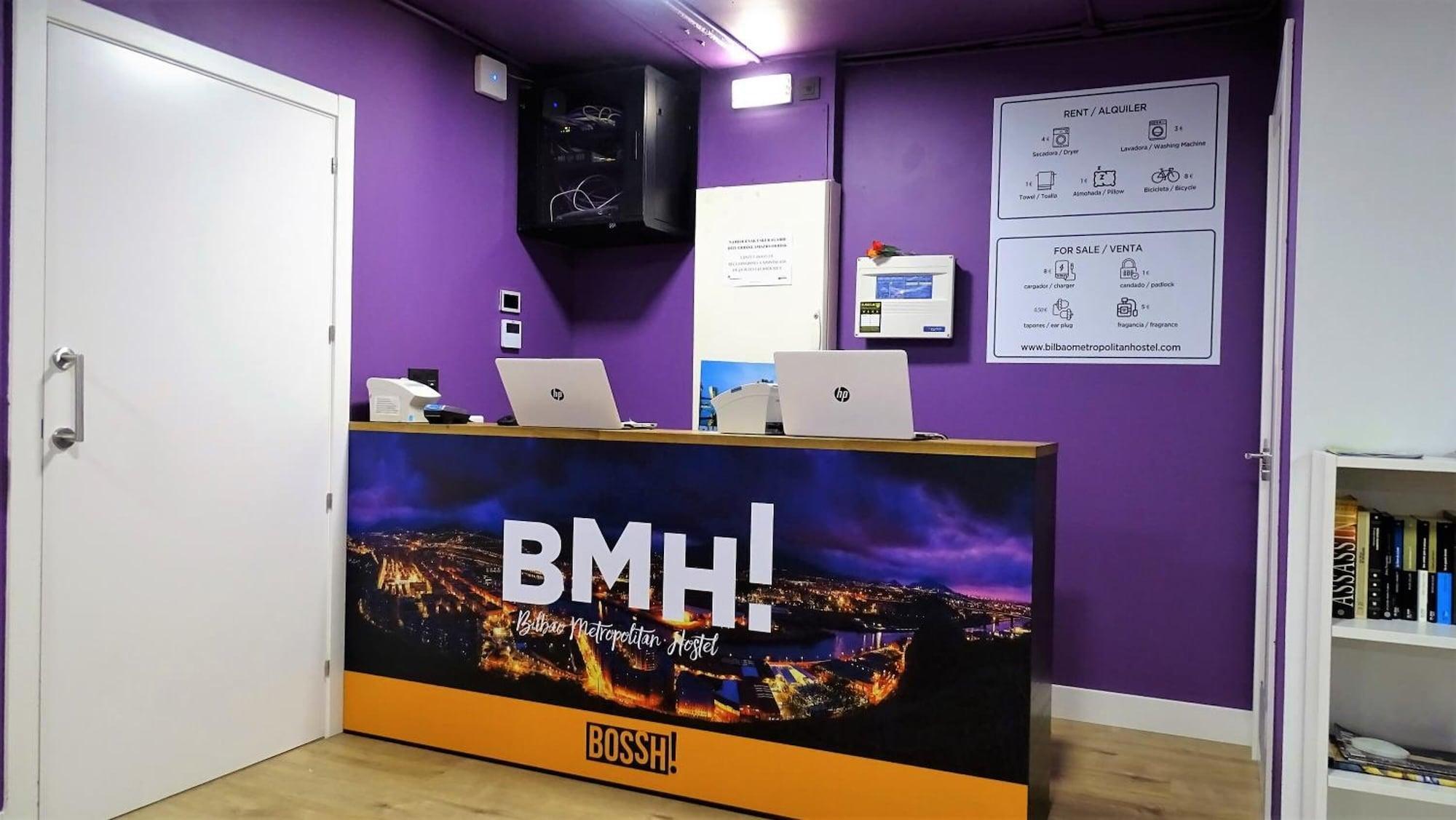 Vista Lobby Bilbao Metropolitan Hostel by Bossh Hotels