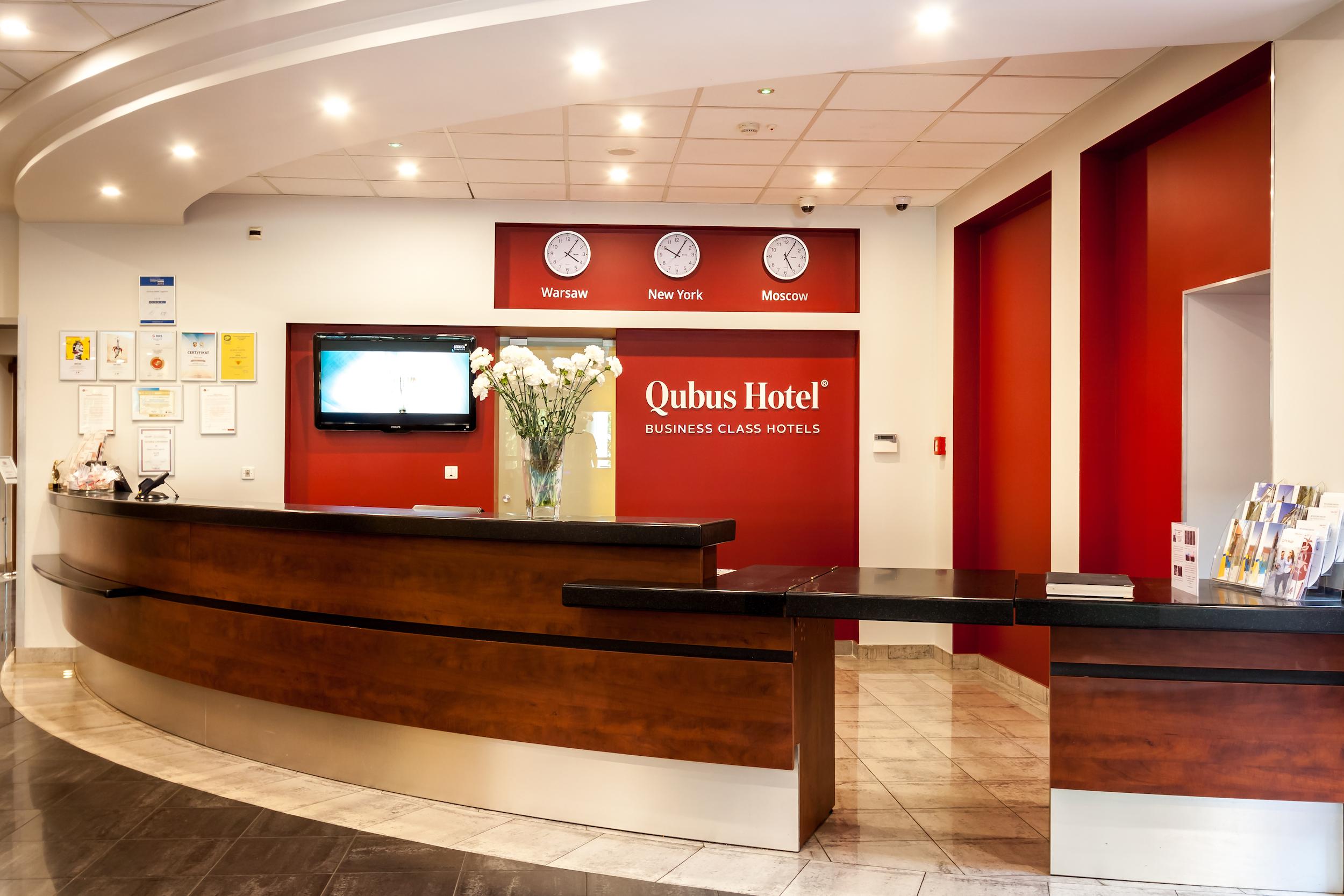 Vista Lobby Qubus Hotel Legnica