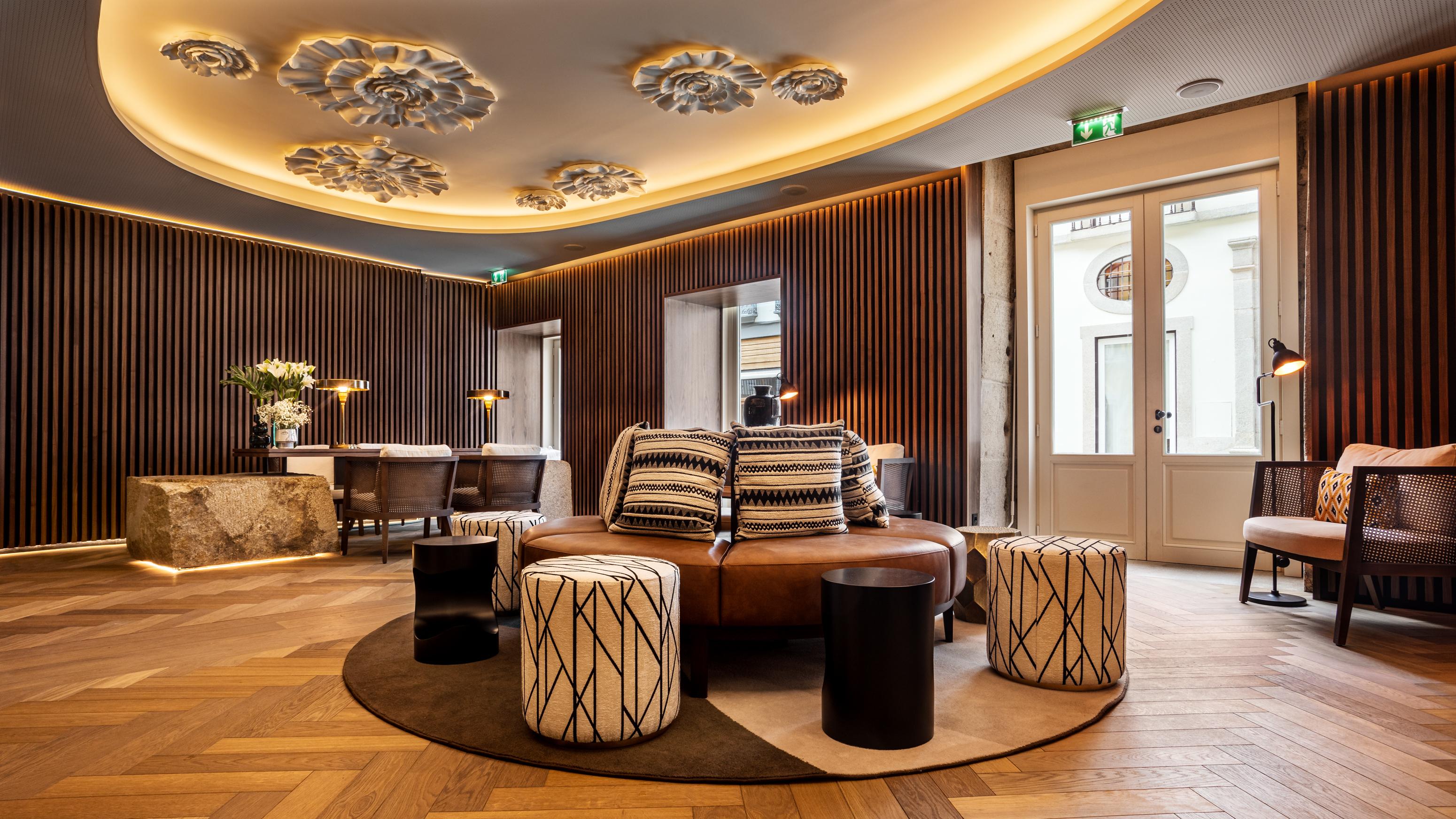 Vista Lobby Pousada Porto Rua das Flores