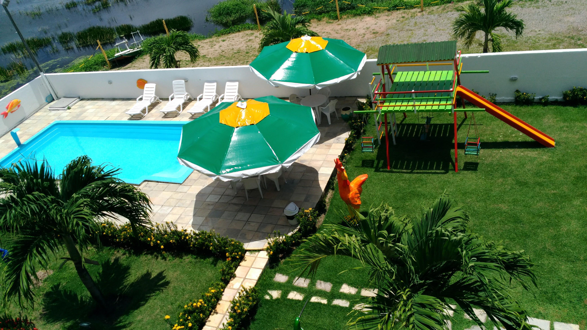 Vista Piscina Pousada Porto de Galinhas