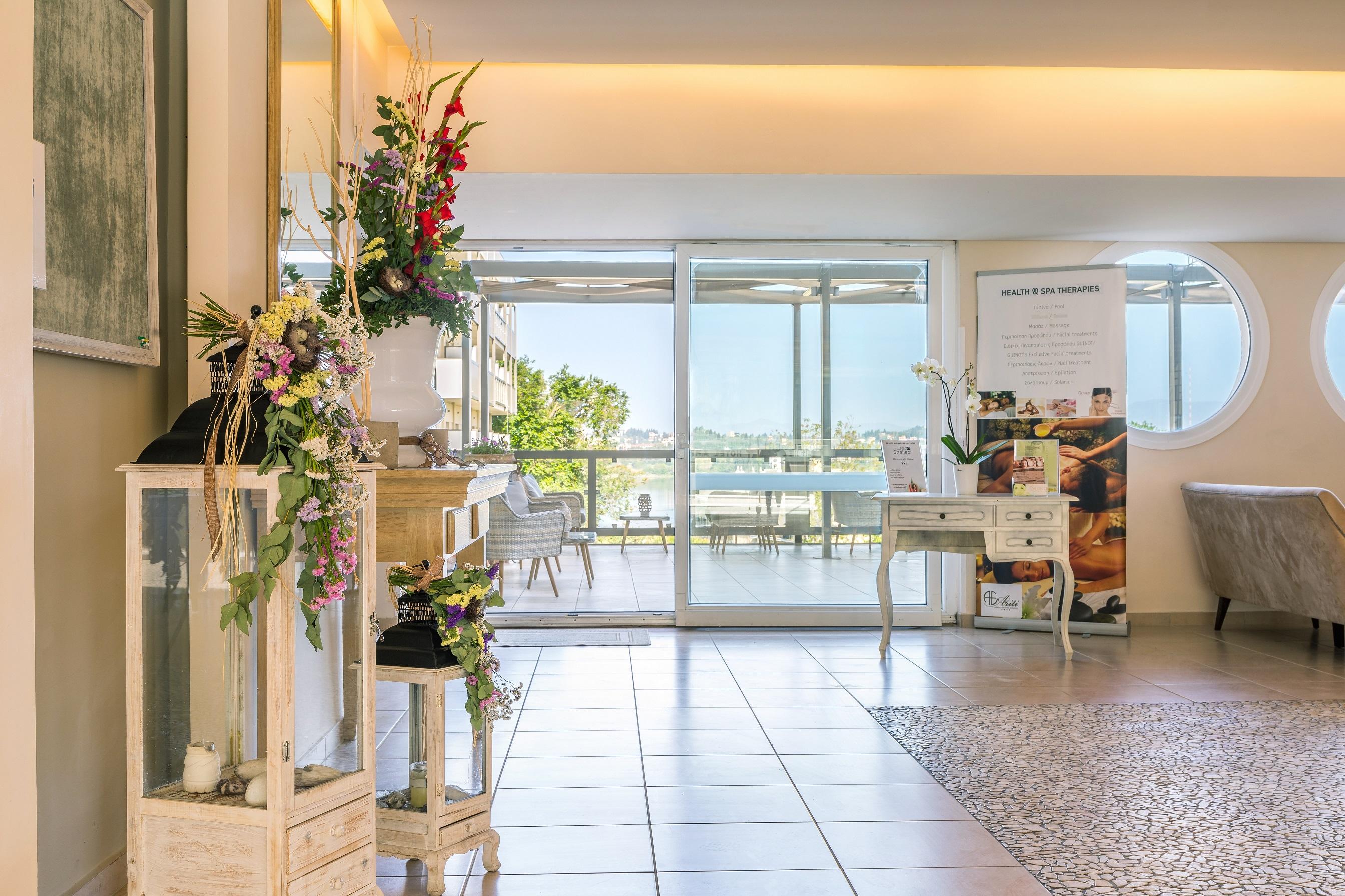 Vista Lobby Ariti Grand Hotel Corfu