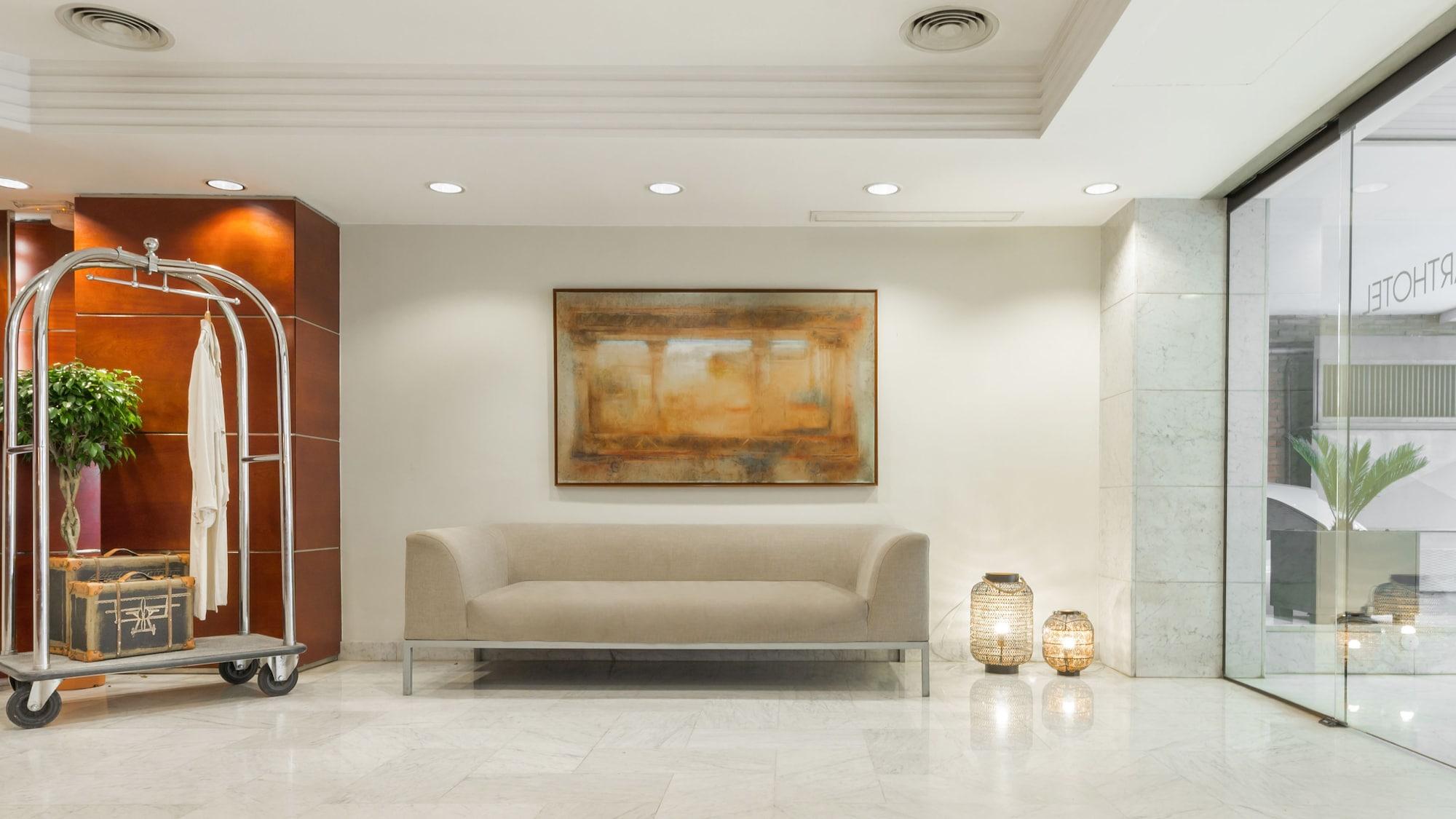 Vista Lobby Aparthotel Mariano Cubi Barcelona