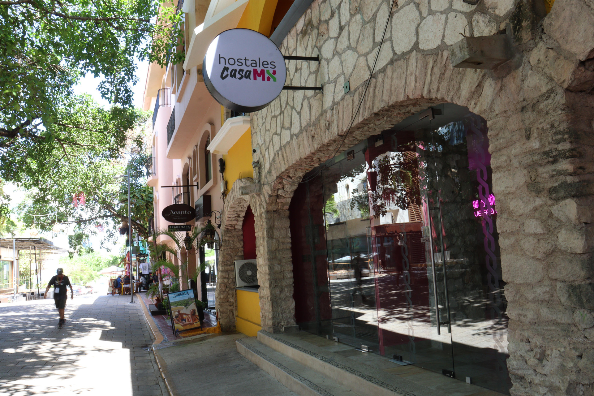 Vista Lobby Hostal CASA MX quinta avenida