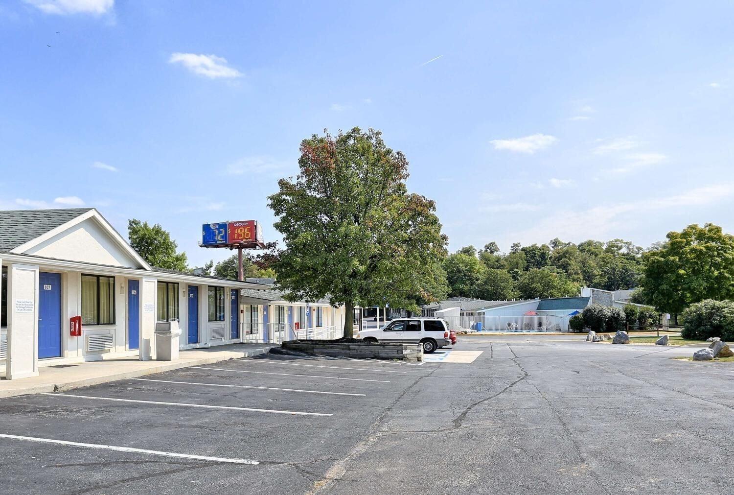 Vista Exterior Motel 6 Hagerstown, MD