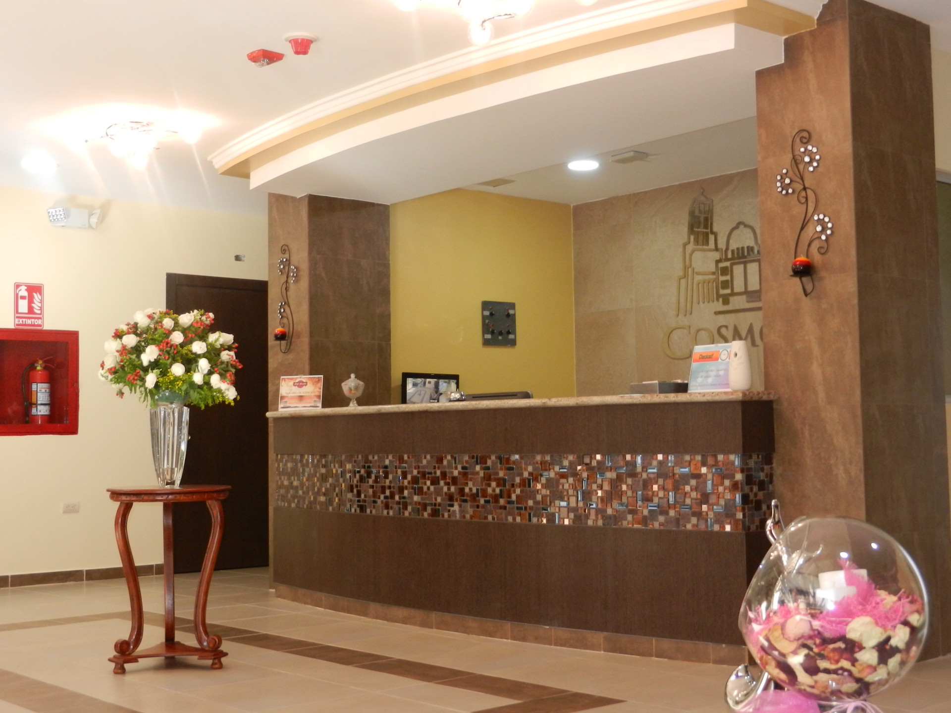 Vista Lobby Hotel Confortel Cosmopolita