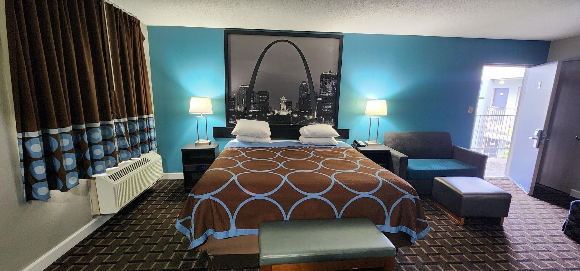 Habitación Super 8 by Wyndham Belleville St. Louis Area
