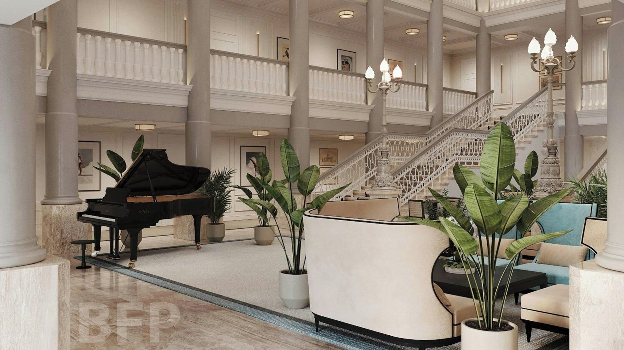 Vista Lobby Badischer Hof Baden-Baden - Leonardo Limited Edition
