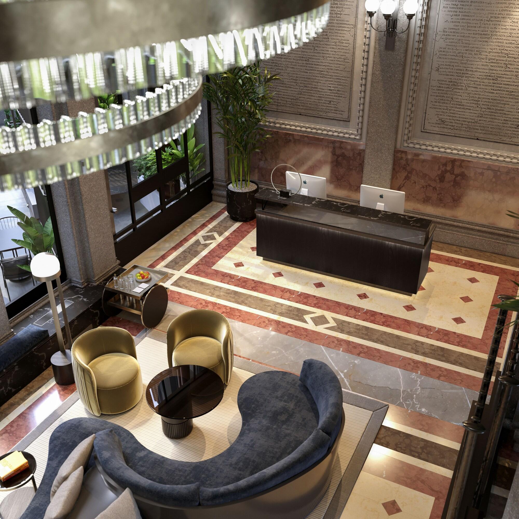 Vista Lobby Radisson Collection Hotel, Palazzo Touring Club Milan
