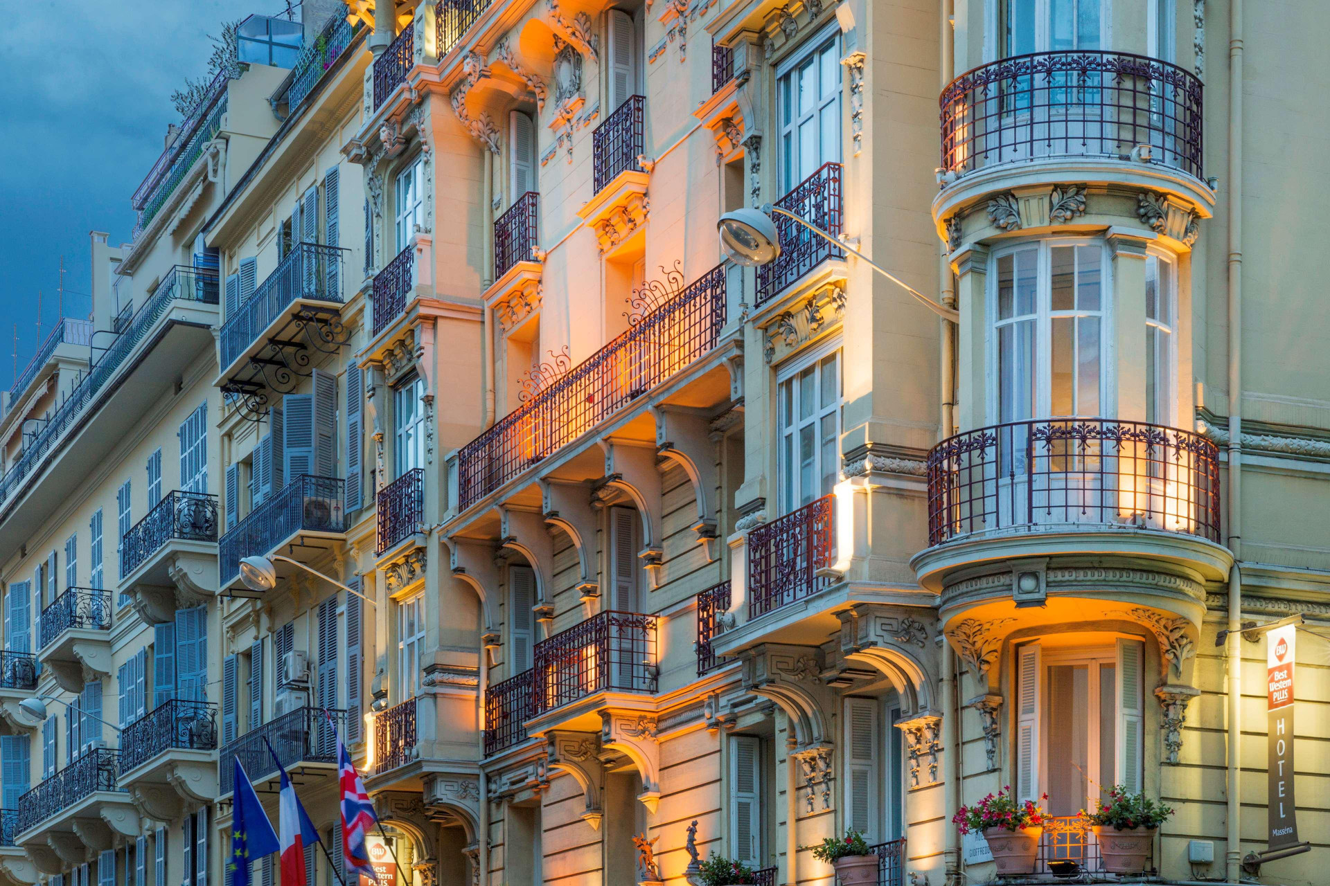 Vista Exterior Best Western Plus Hotel Massena Nice