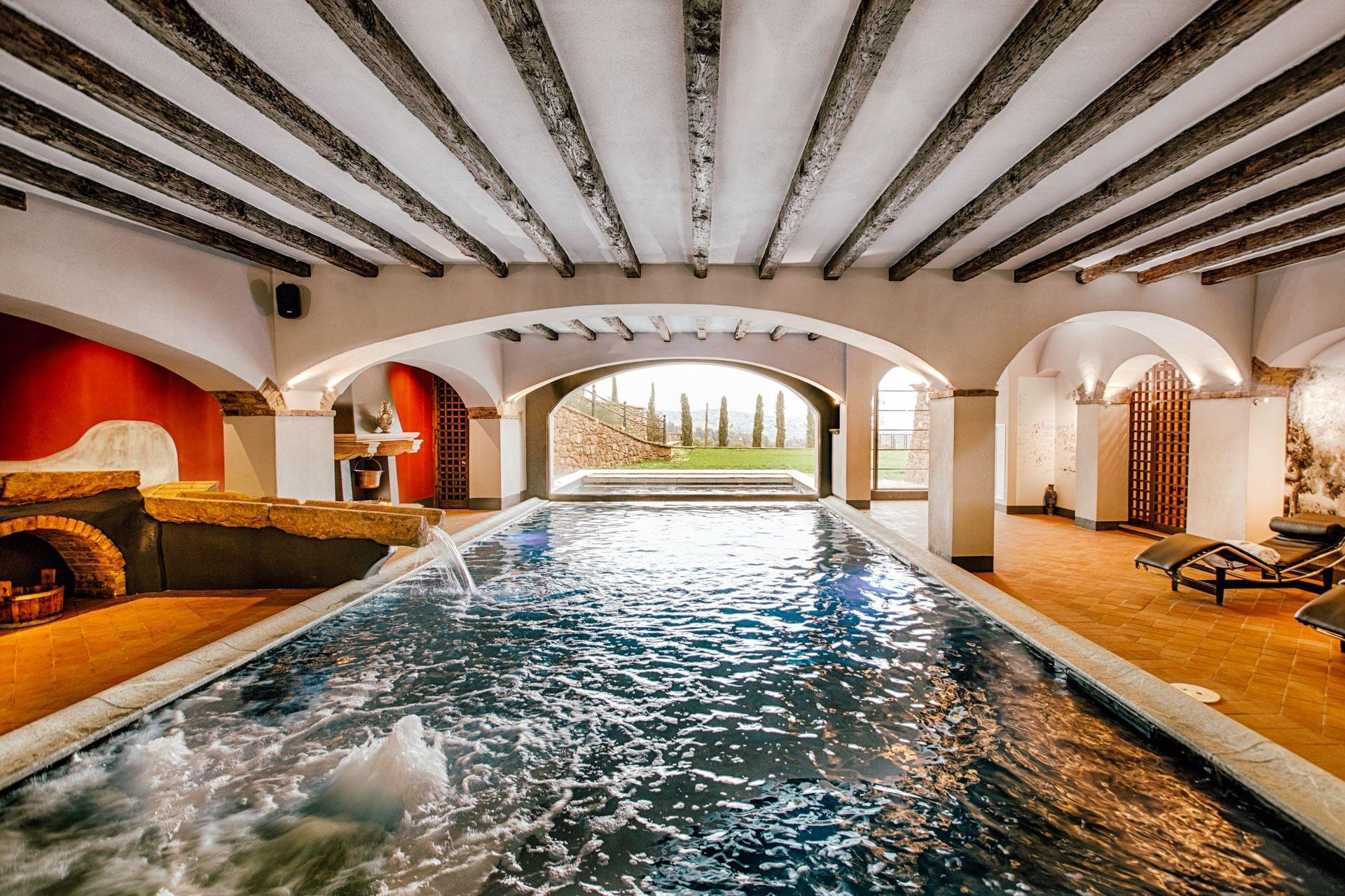 Vista Piscina Dimora Storica Giorni
