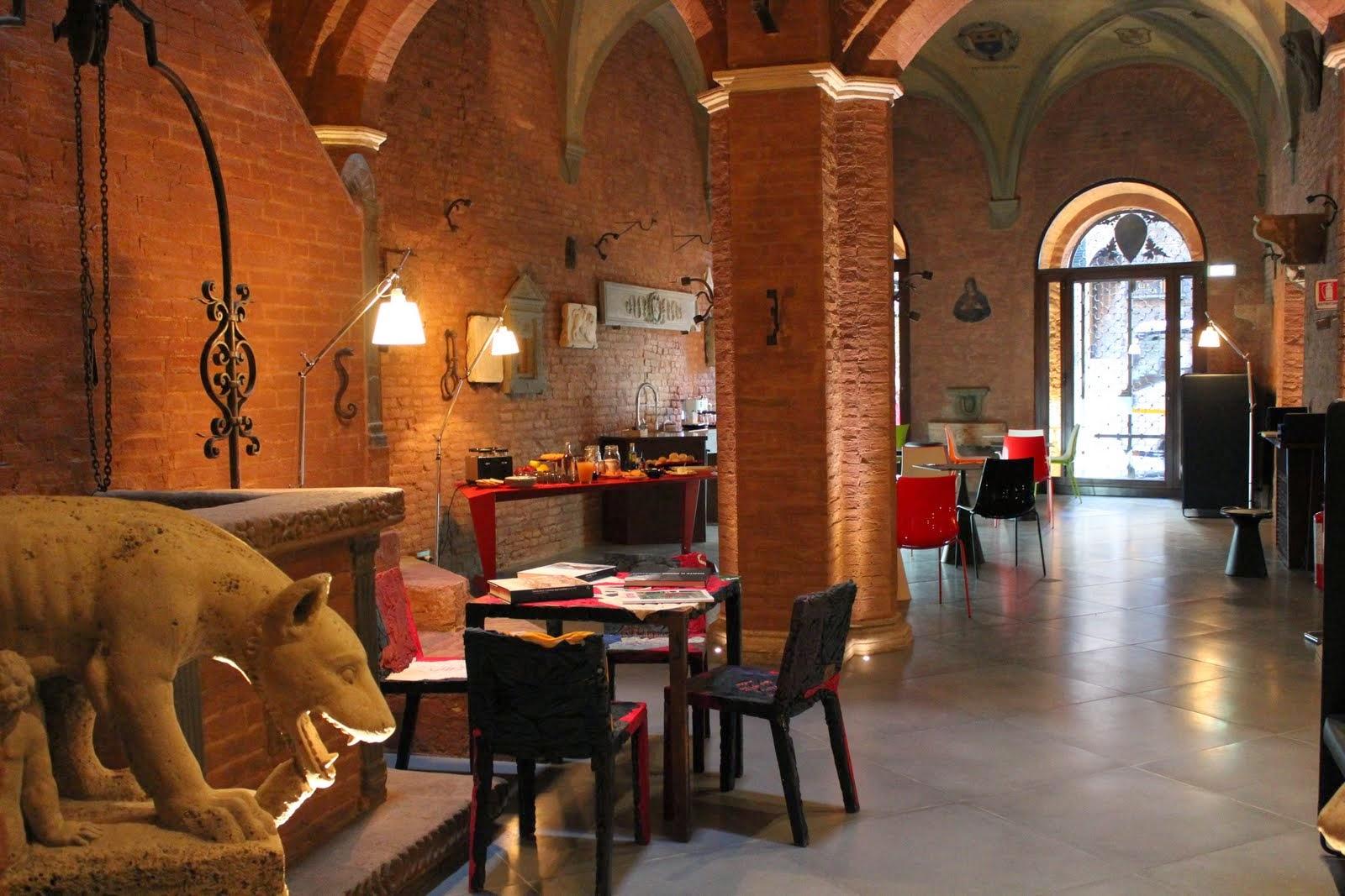 Vista Lobby Hotel Palazzetto Rosso