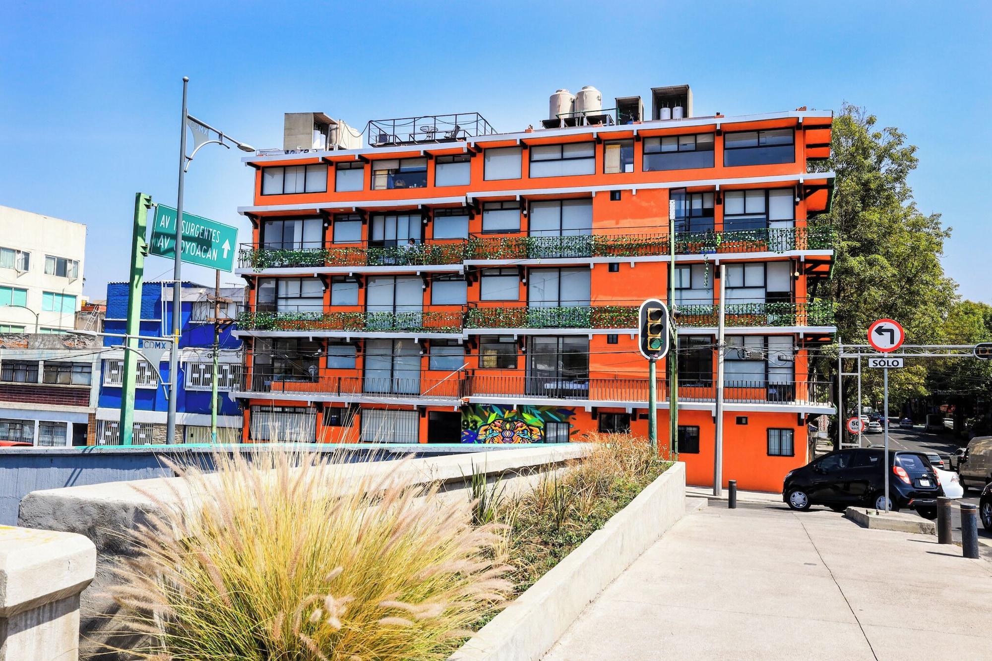 Vista Exterior Colmena Hotel CDMX Suites Roma