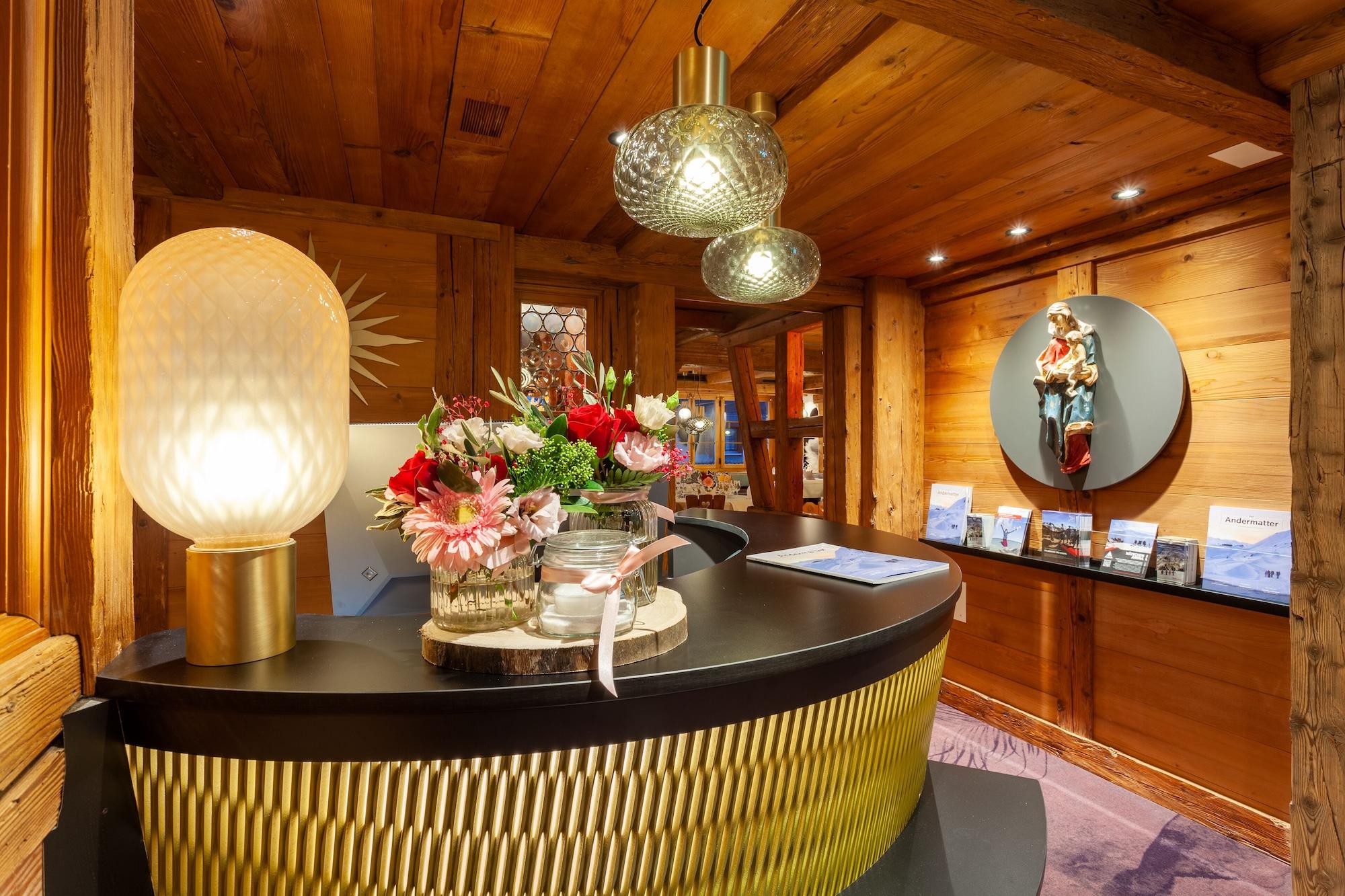 Vista Lobby Sonne Andermatt Swiss Quality Hotel