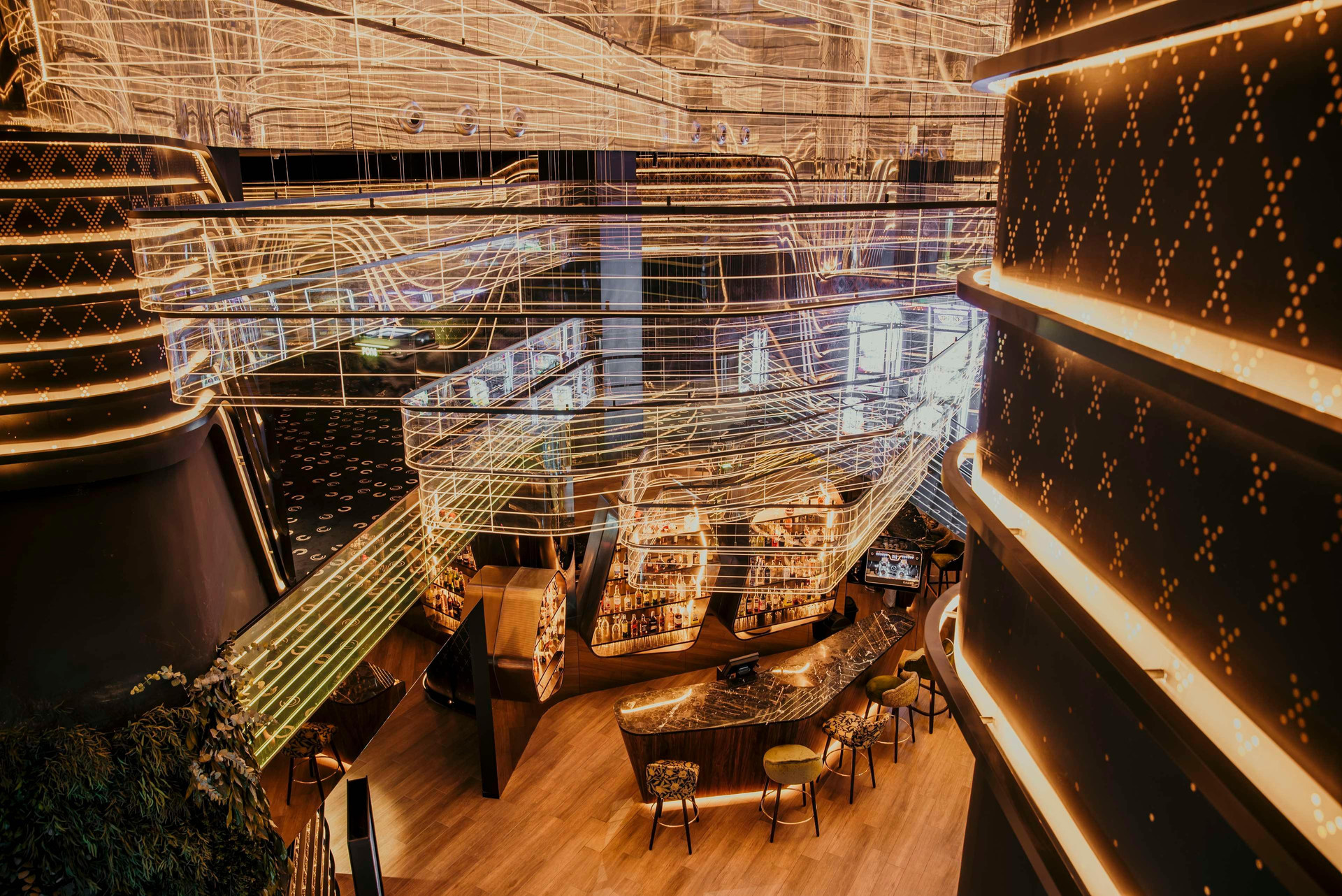 Vista Lobby NH Gran Hotel Casino Extremadura