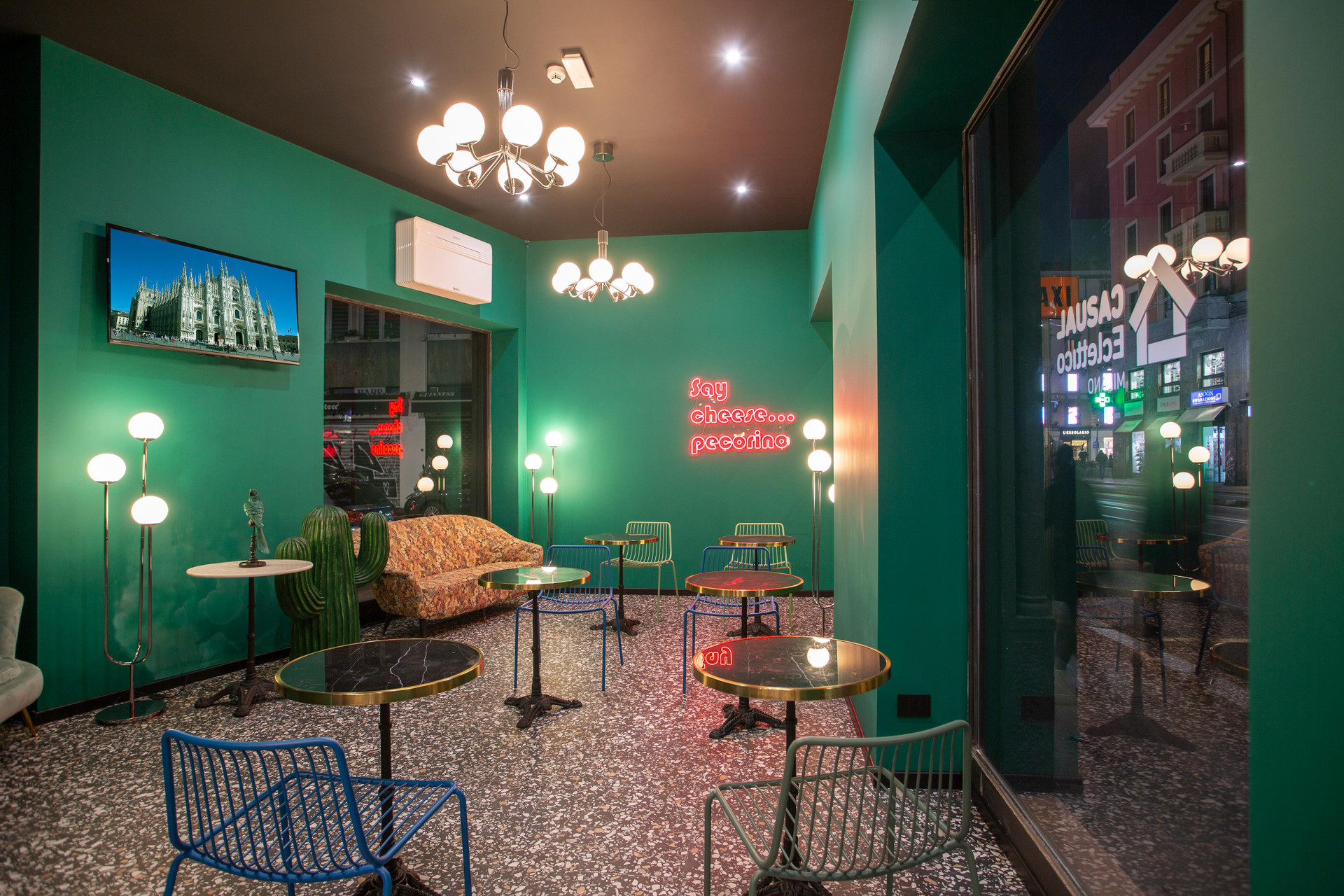 Vista Lobby Casual Eclettico Milano Hotel