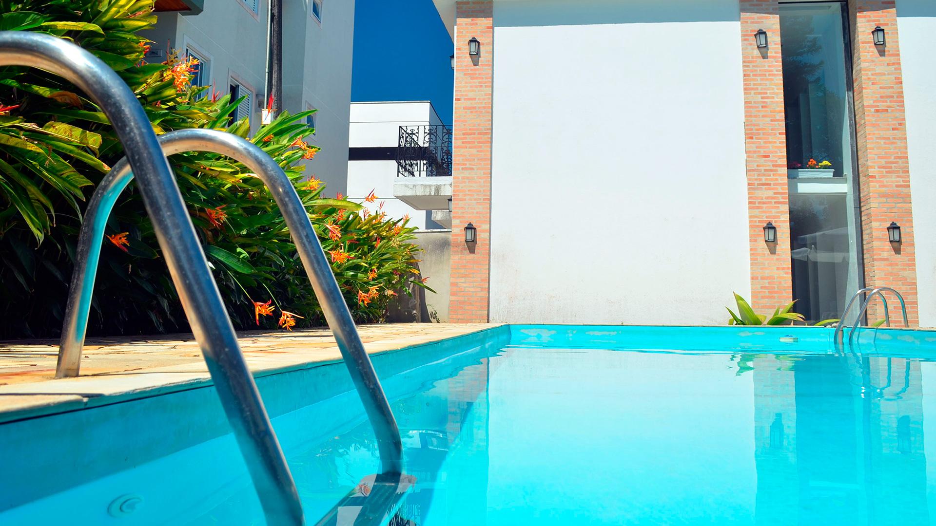 Vista Piscina Pousada Omnimare