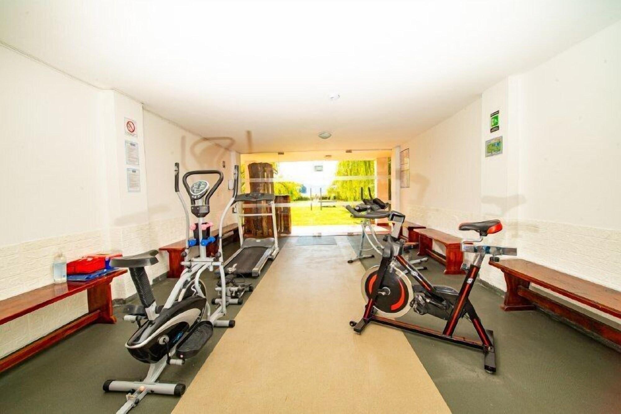 Gimnasio Hotel refugio rancho tota