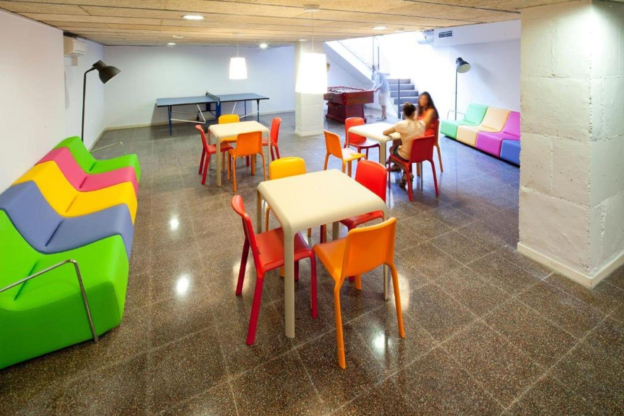 Vista Lobby Residencia Universitaria Resa La Ciutadella -Campus Accomodation