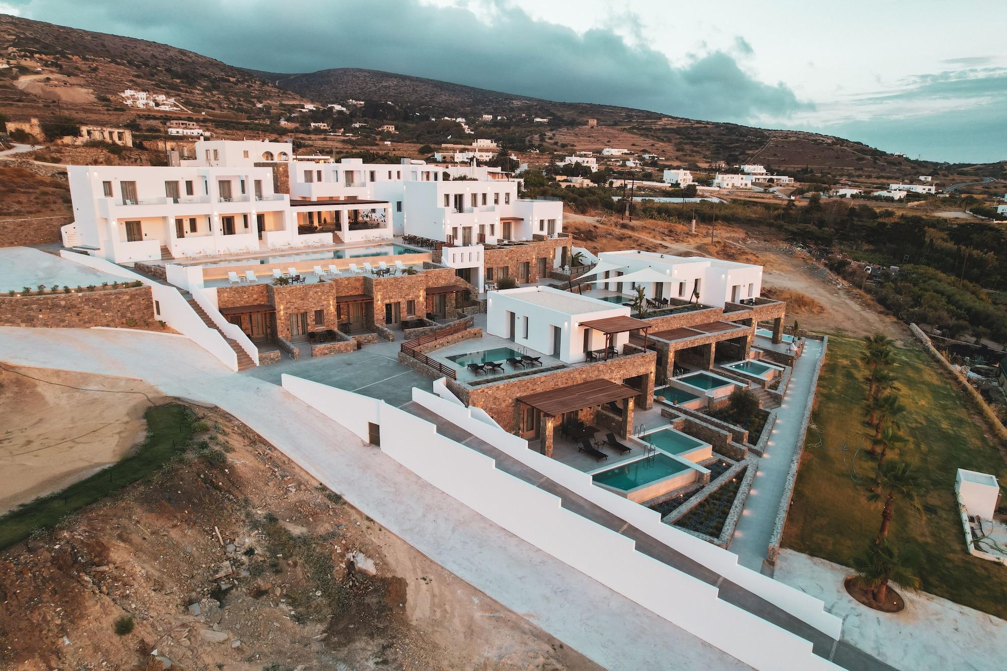 Vista Exterior Kouros Blanc Resort & Suites