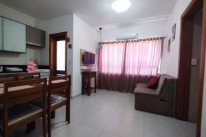 Alquiler Vacacional - Confortável | 400m da praia| Wi-Fi | Churrasqueira | 4 Pessoas