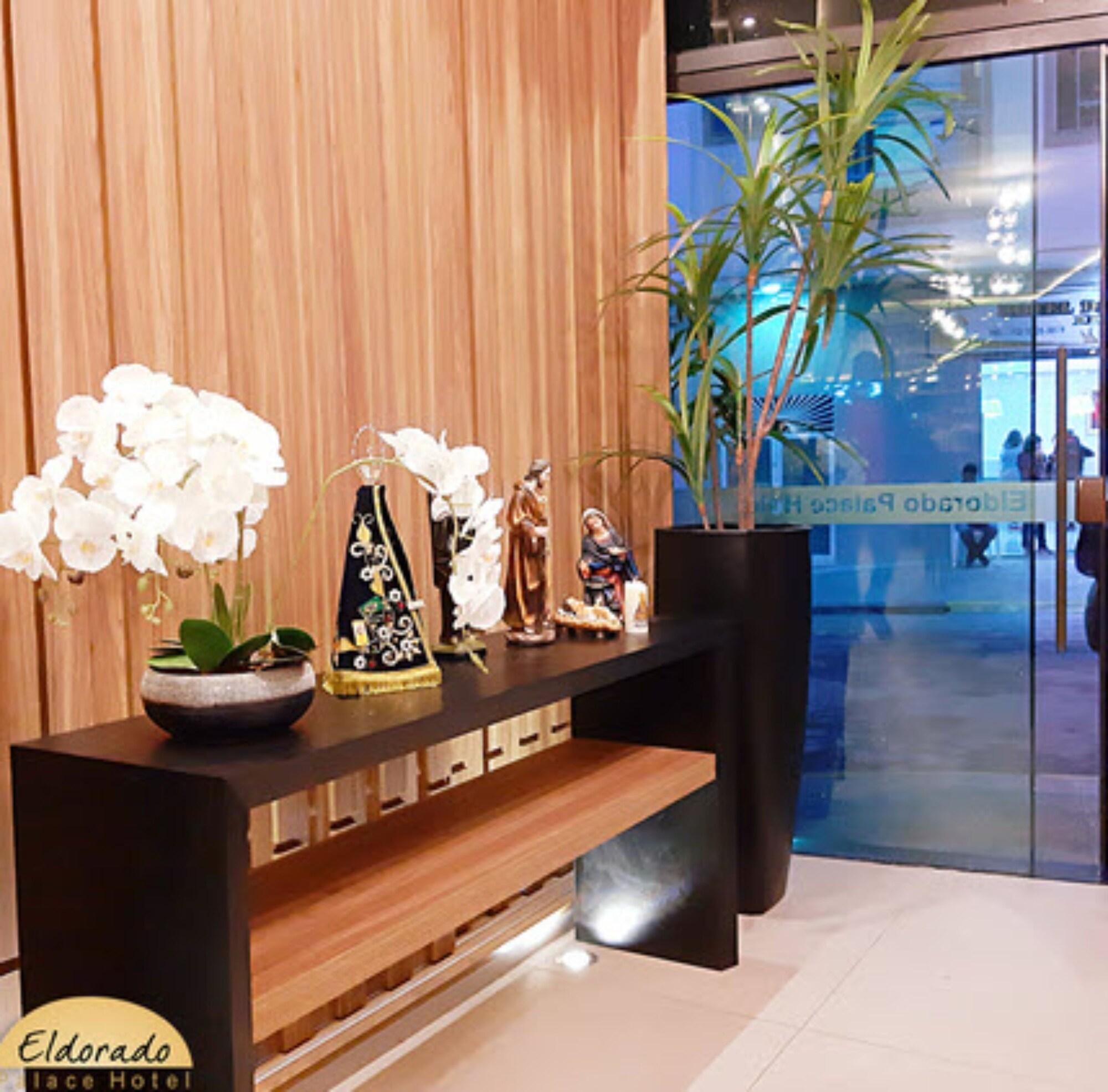 Vista Lobby Eldorado Palace Hotel Aparecida
