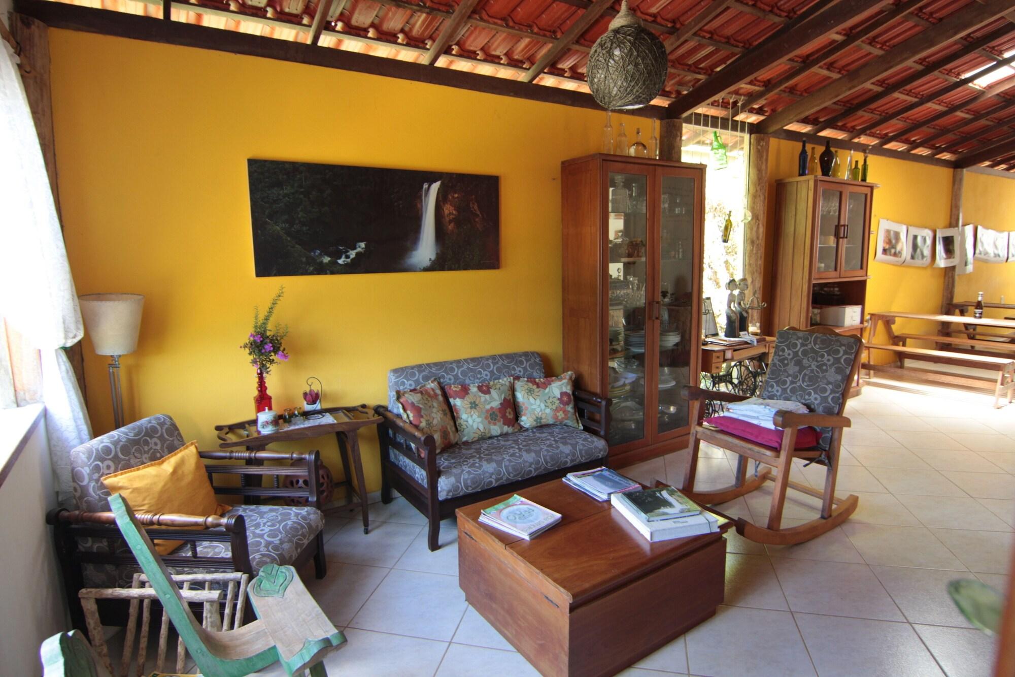 Vista Lobby pousada Vila Mathilde