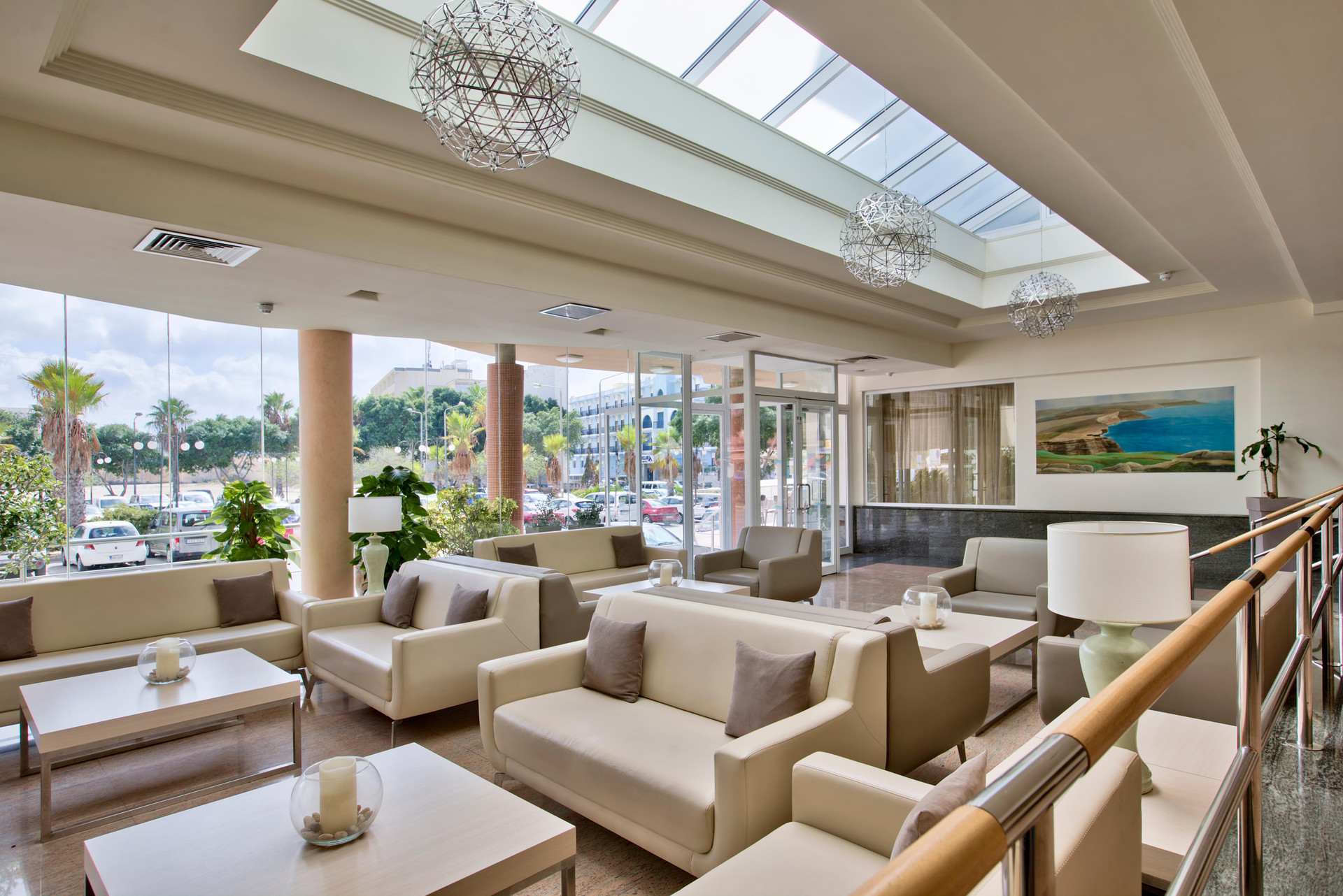 Vista Lobby Santana Hotel & SPA