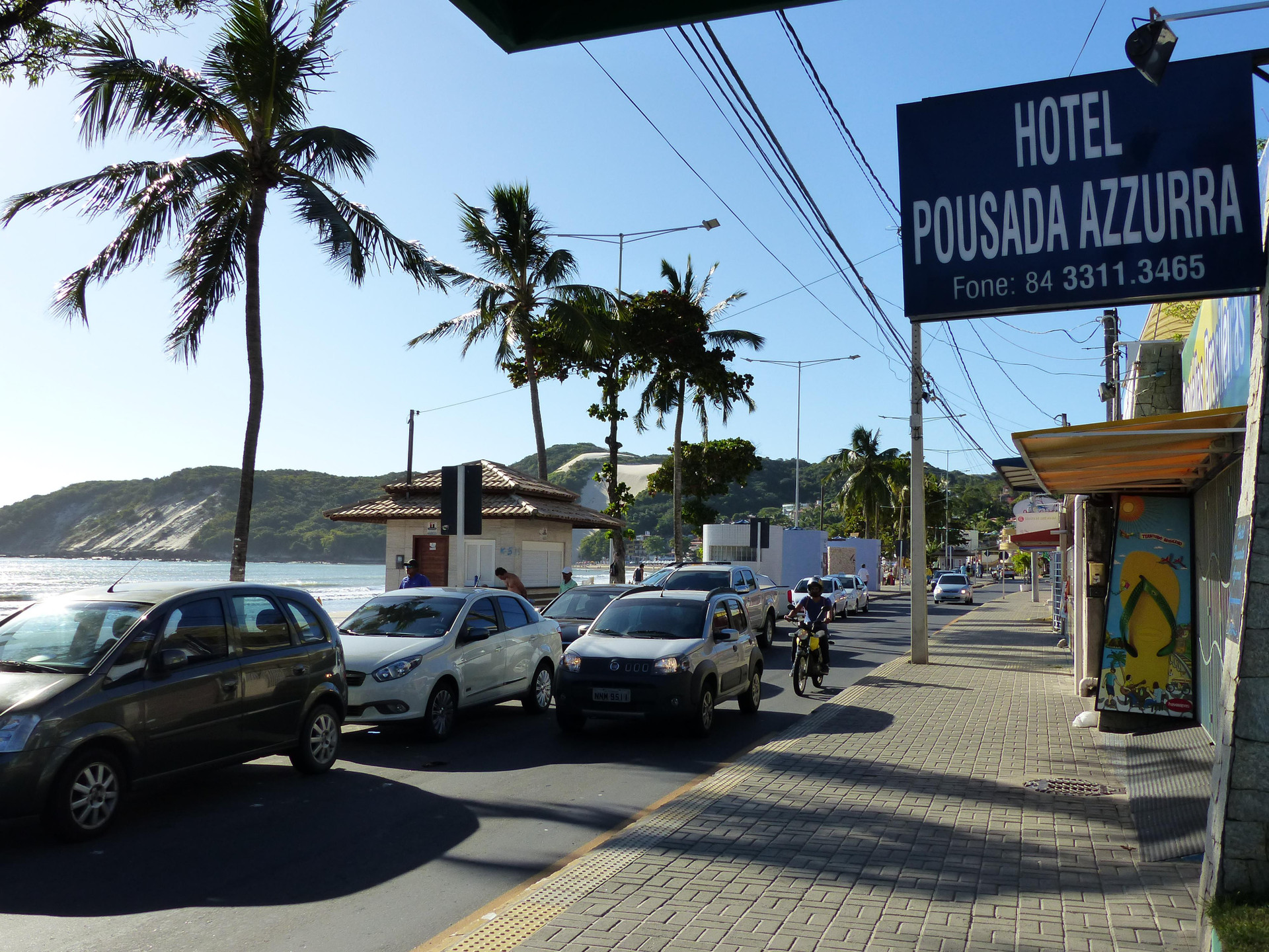 Vista Exterior Hotel Pousada Azurra