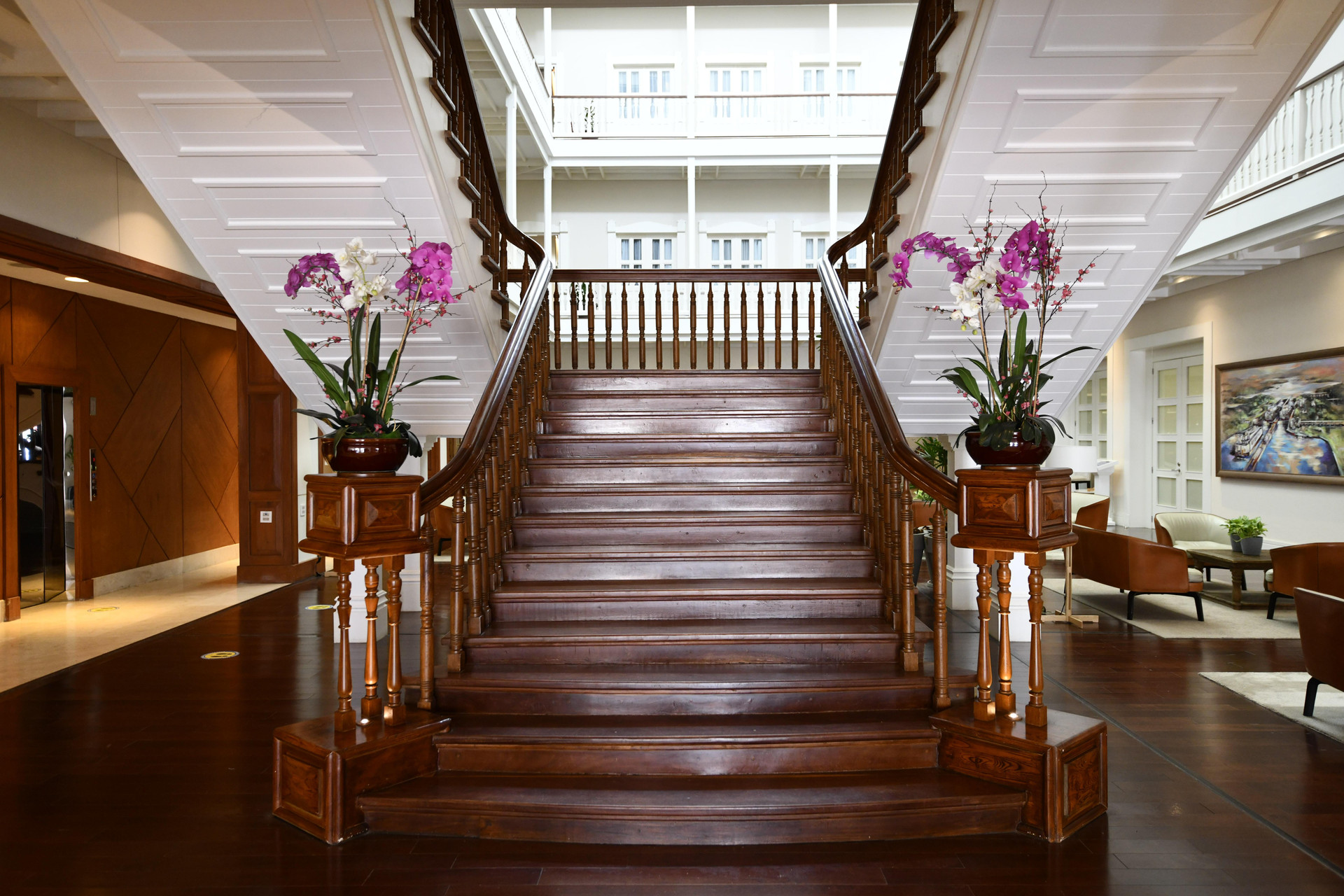 Vista Lobby Central Hotel Panama Casco Viejo