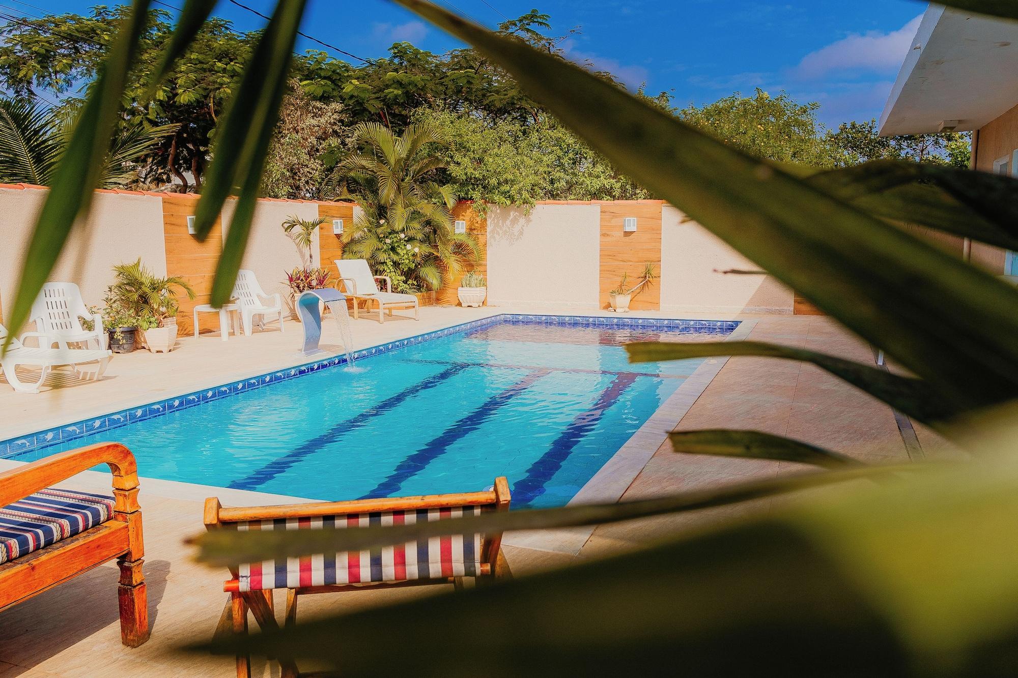 Vista Piscina Pousada Recanto do Chef
