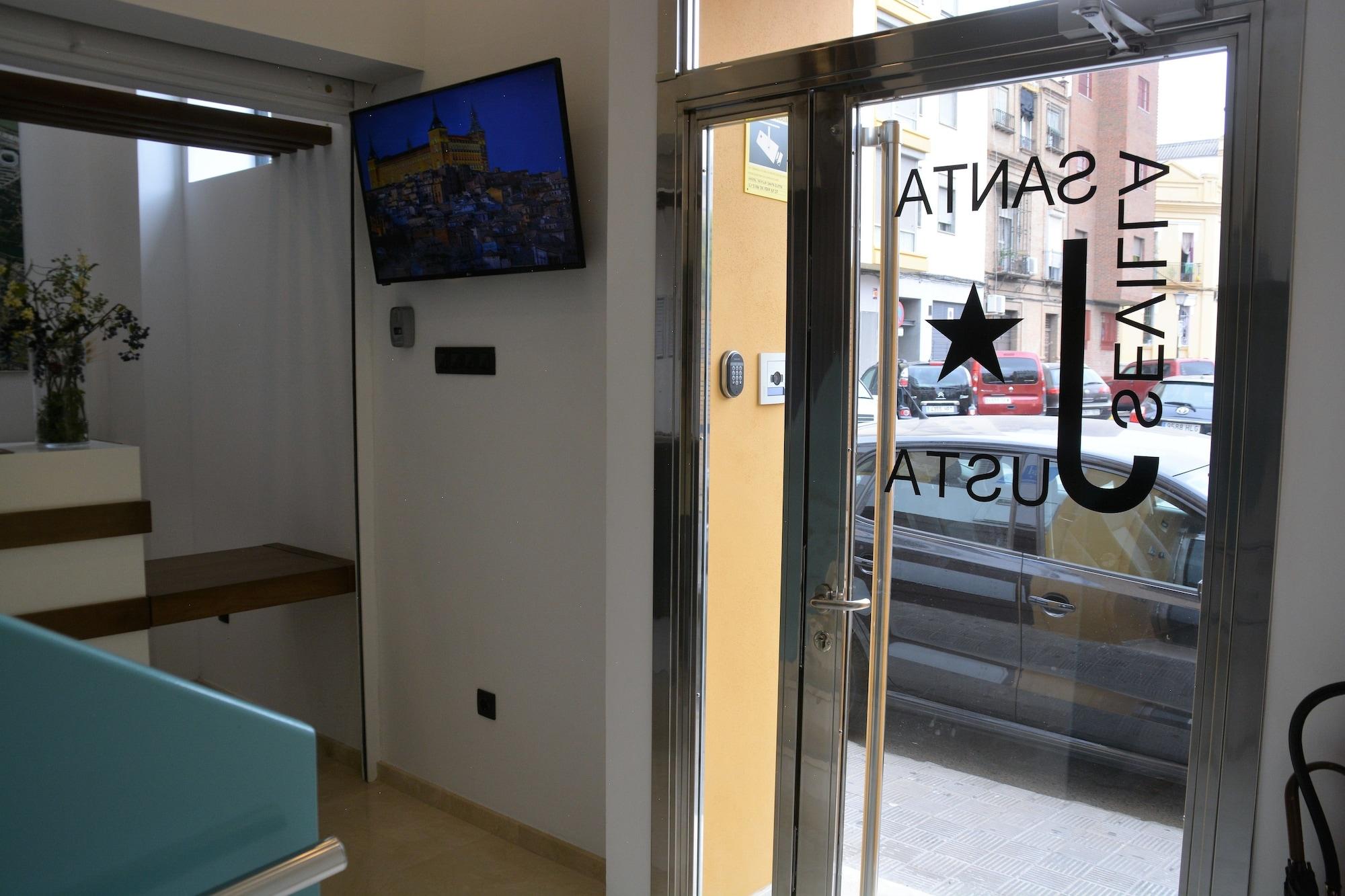 Vista Lobby Hostal Sevilla Santa Justa