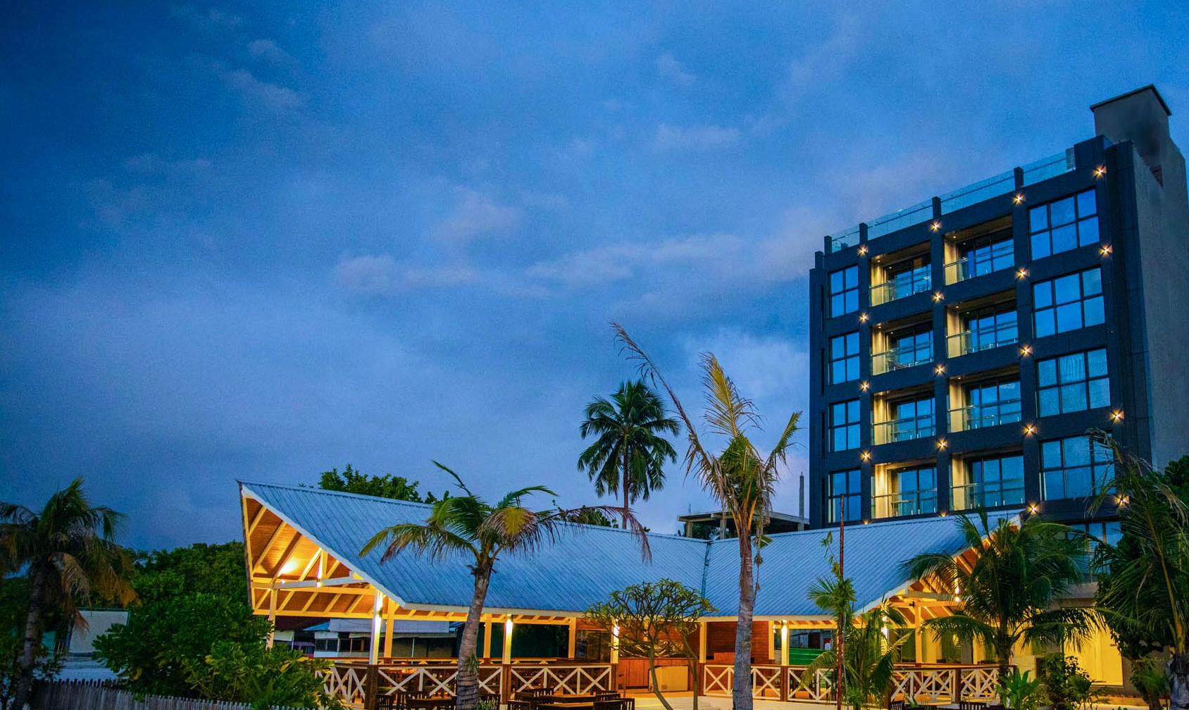 Vista Exterior Beach Hotel Guraidhoo