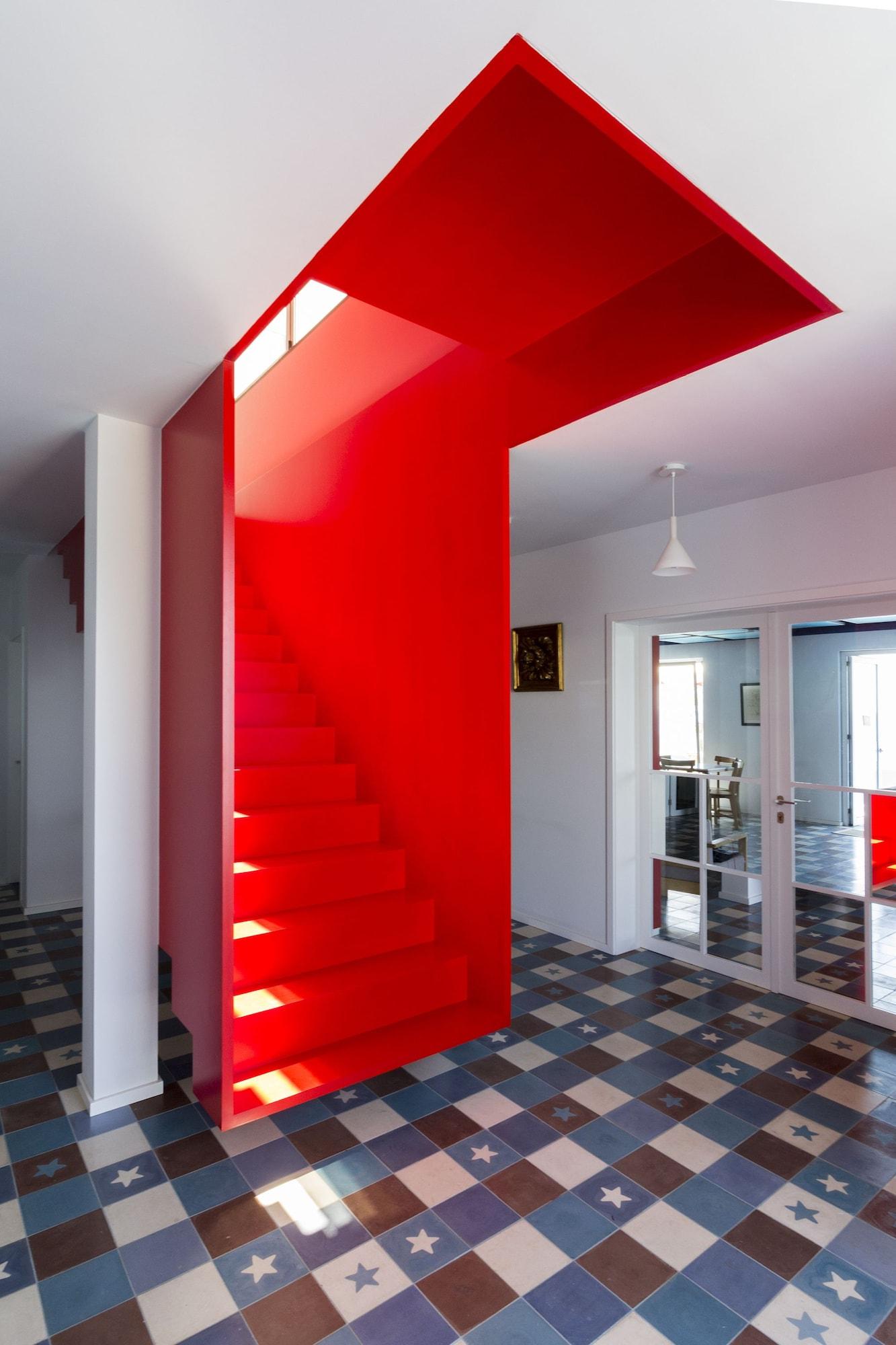 Vista Lobby Lofts Azul Pastel