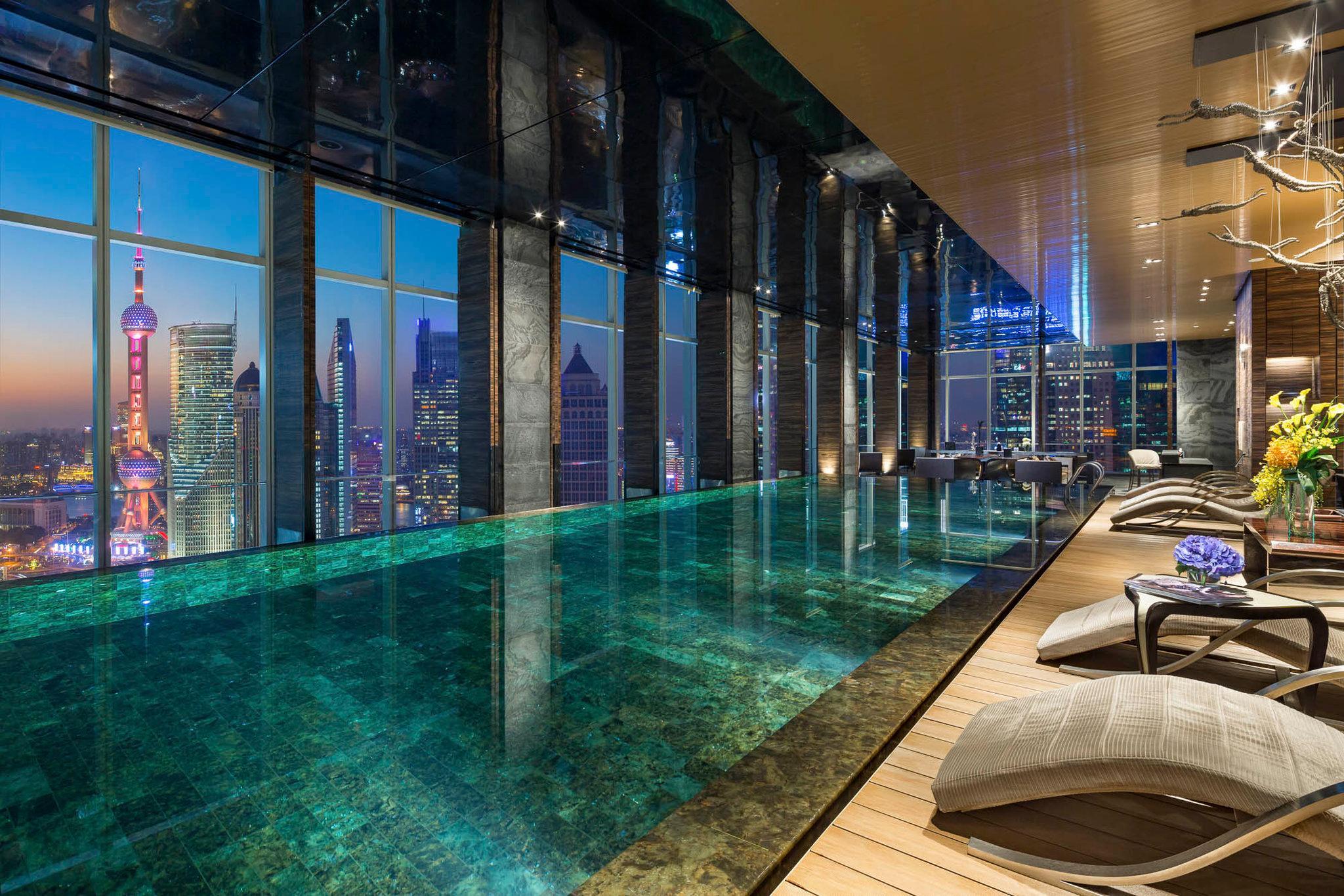 Vista Piscina Regent Shanghai Pudong