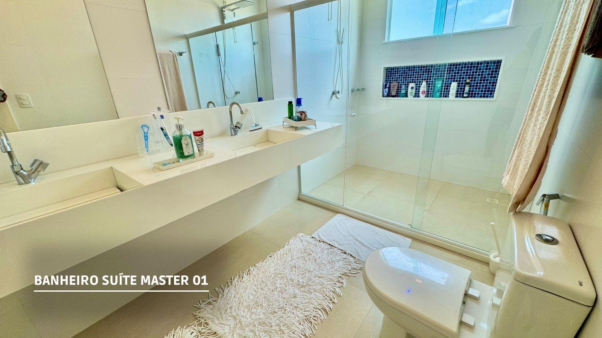 Baño Casa Perola 5 Suítes Próxima da Praia em Guarajuba