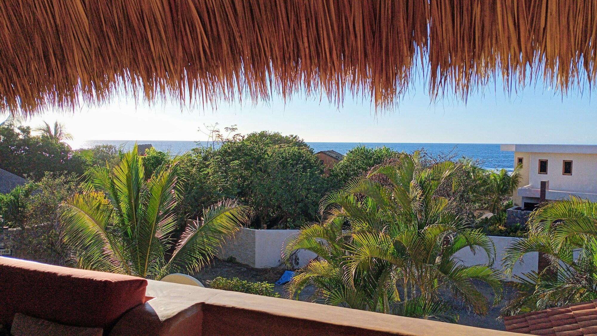 Vista Lobby Troncones Point Hostel