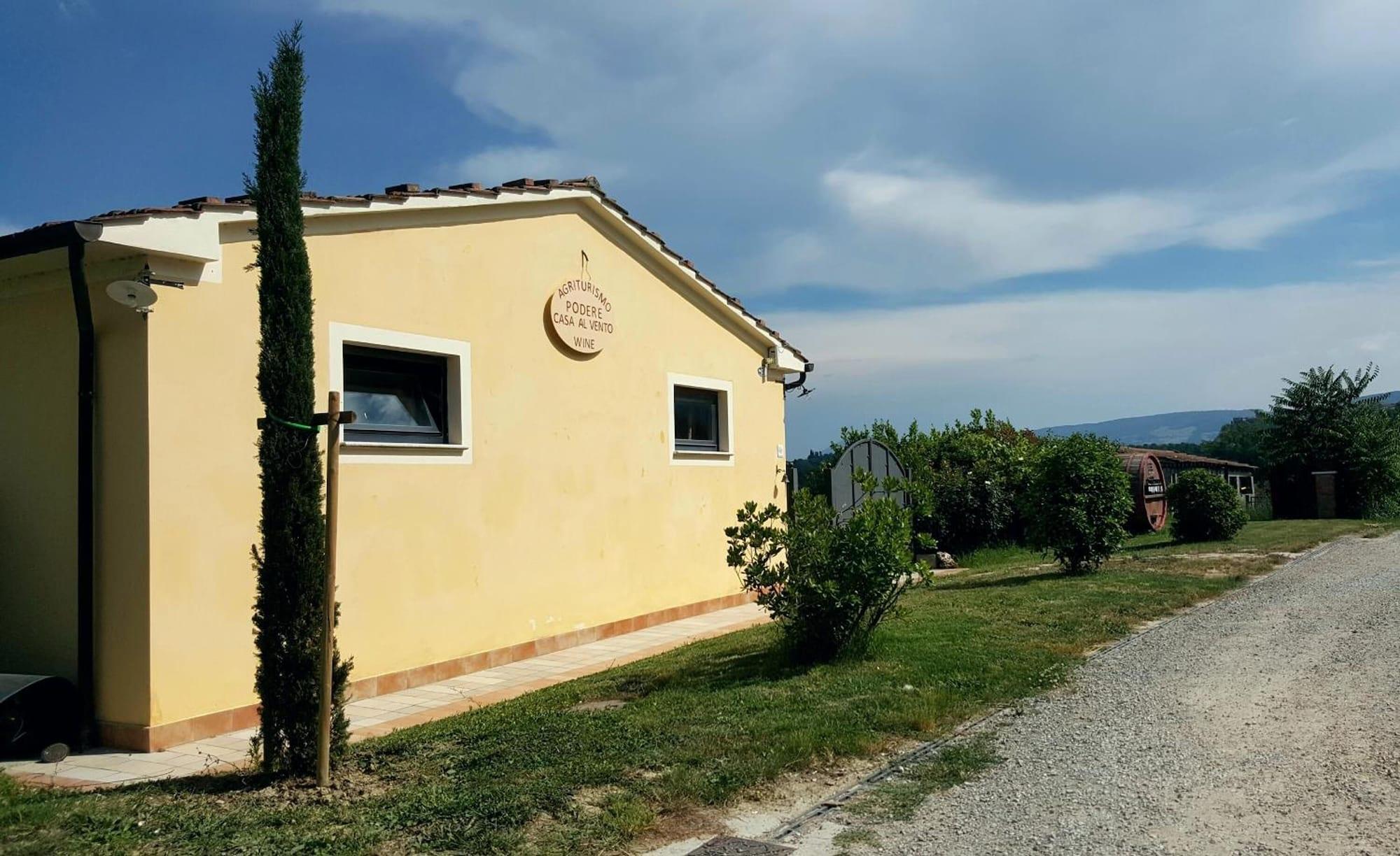 Vista Exterior Agriturismo Podere Casa al Vento