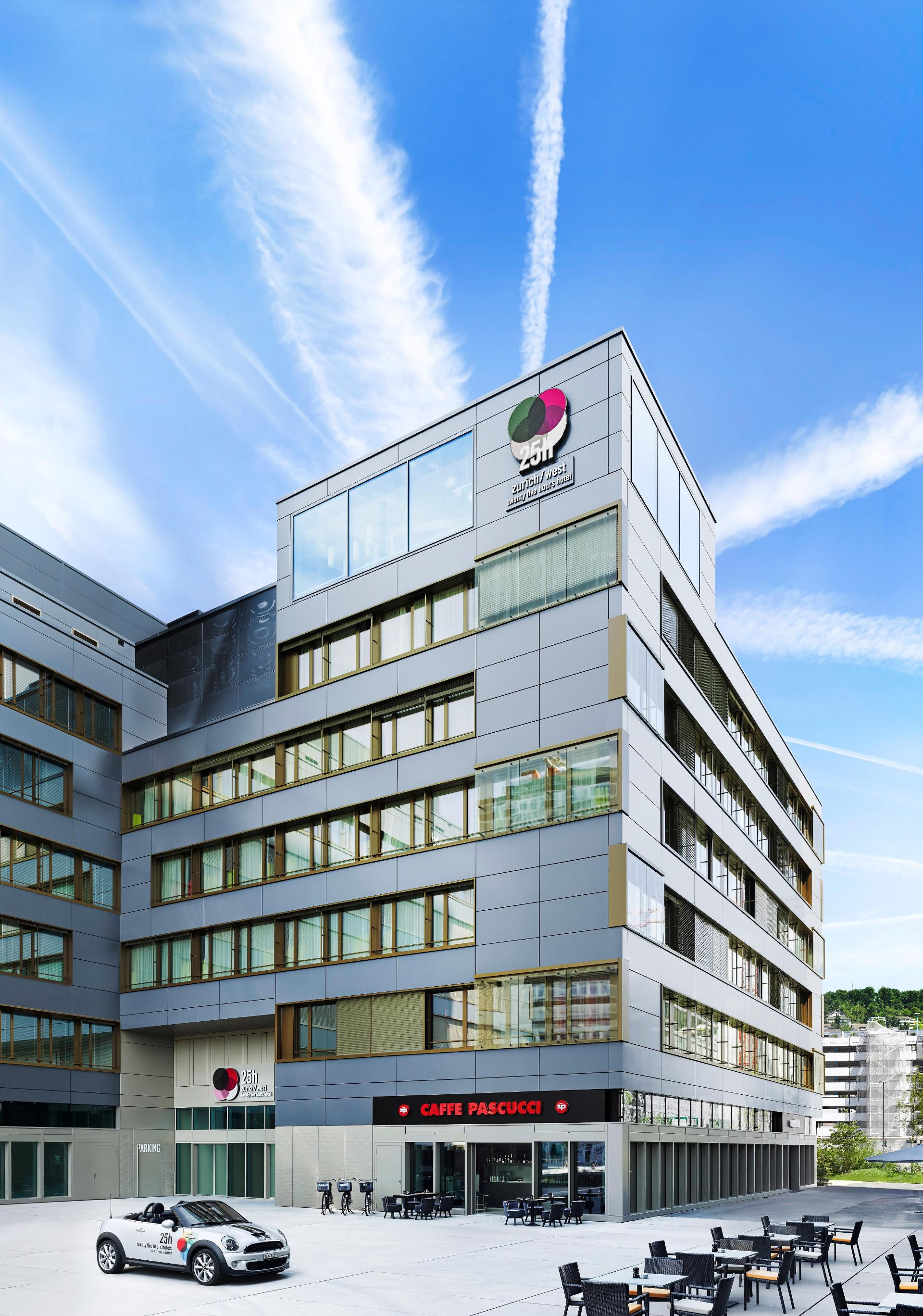 Vista Exterior 25hours Hotel Zurich West