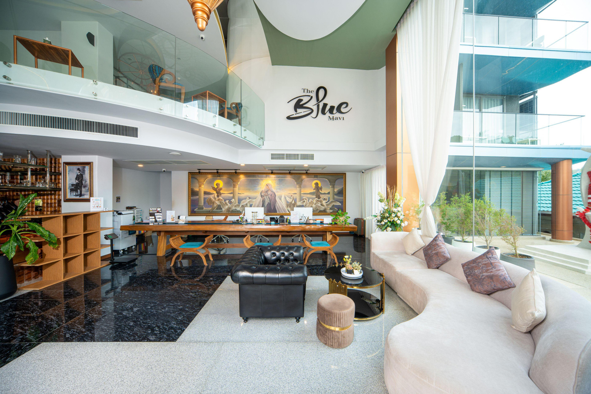 Vista Lobby The Blue Mavi Hotel