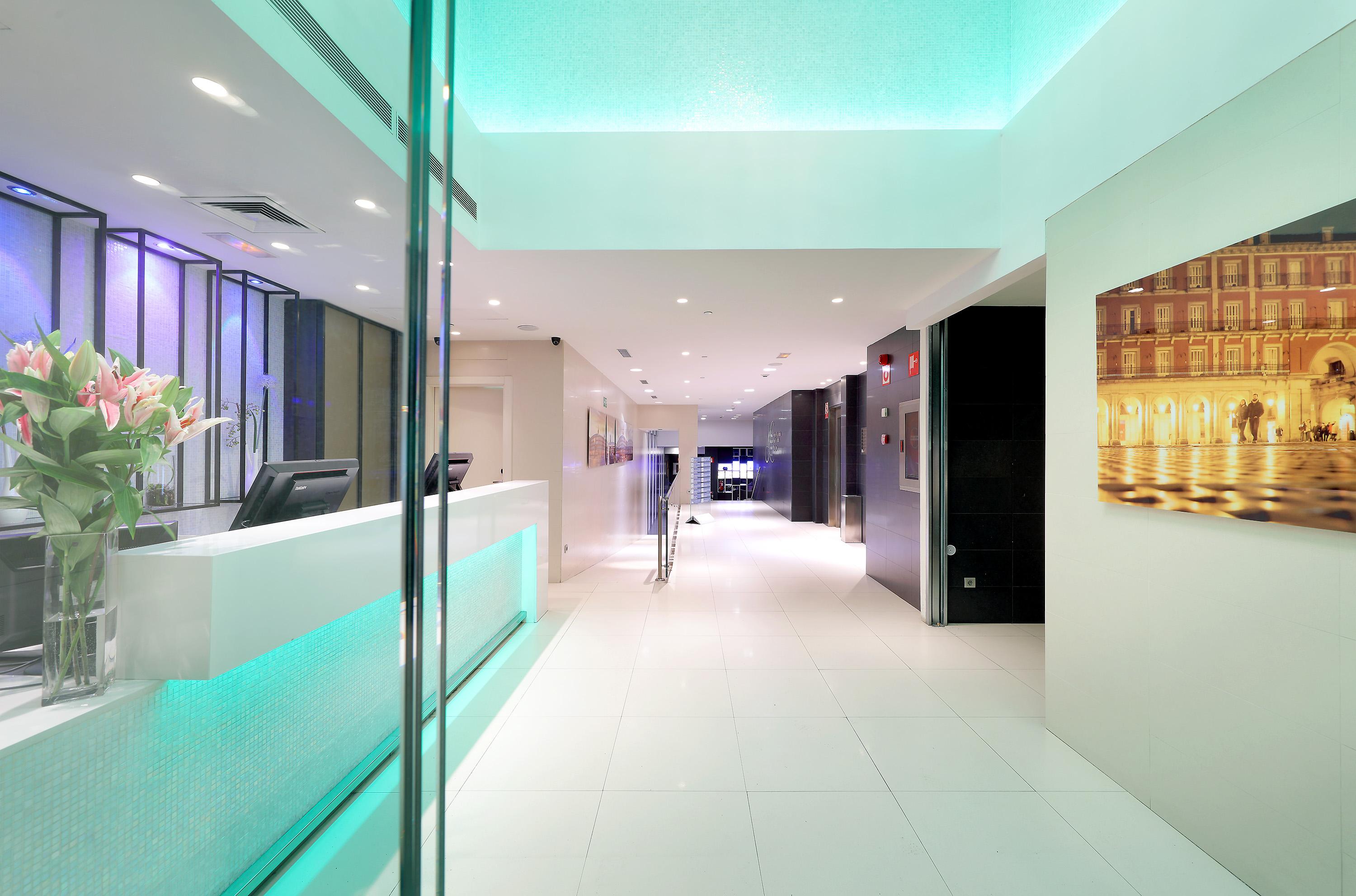 Vista Lobby Eurostars Plaza Mayor
