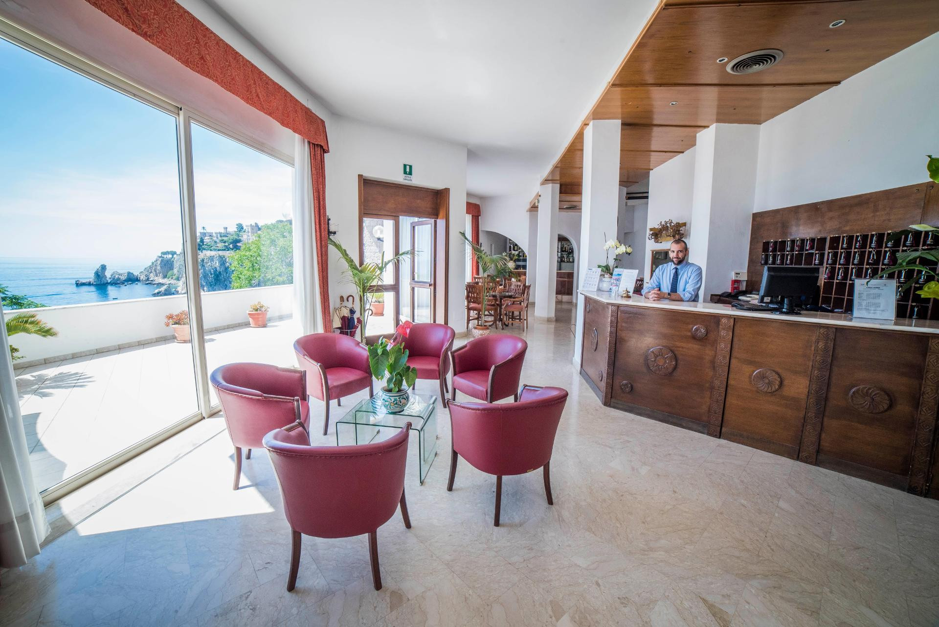 Vista Lobby Hotel Isola Bella
