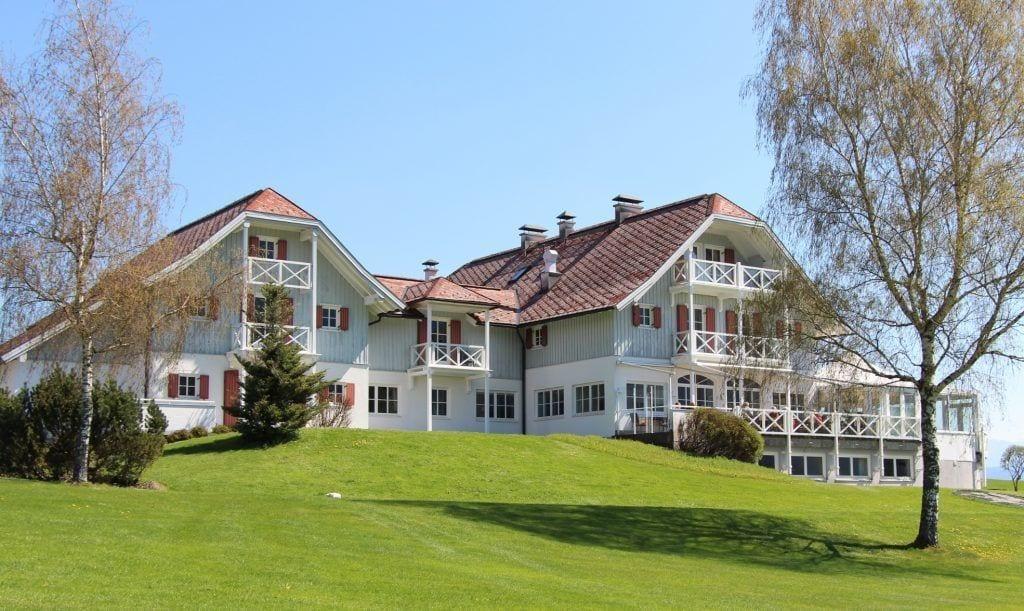 Vista da fachada Hotel Drachenwand - Mondsee