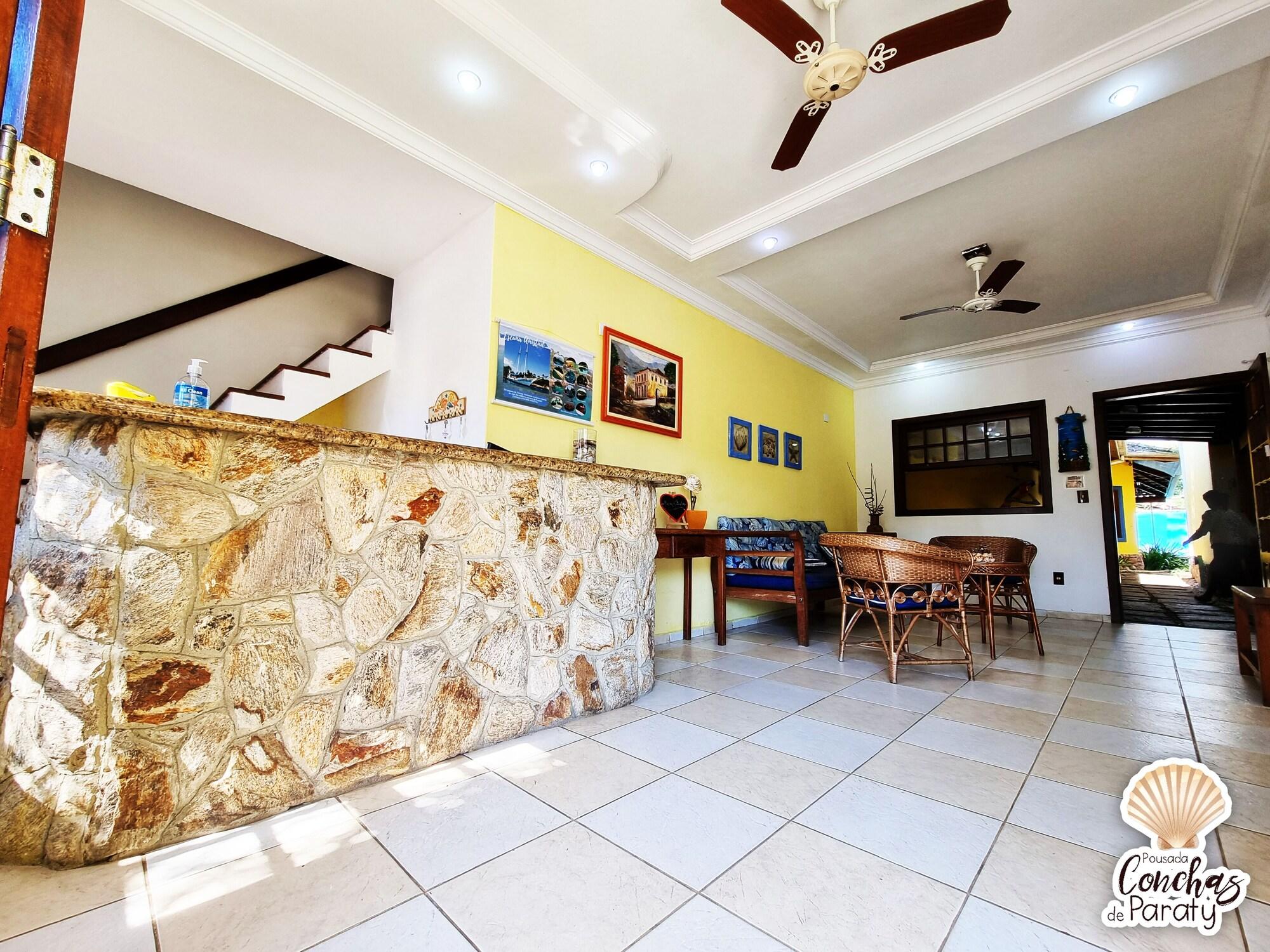 Vista do lobby Conchas de Paraty